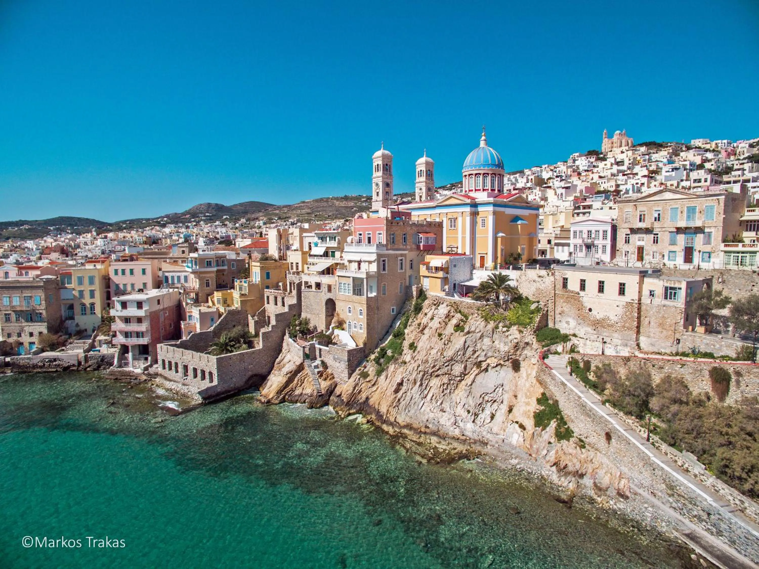 Bird's eye view in Galini Rooms & Apartments