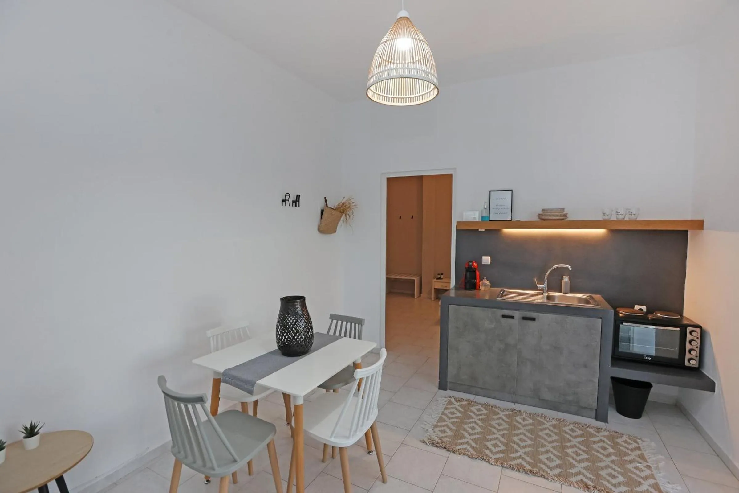 Kitchen or kitchenette in Galini Rooms & Apartments