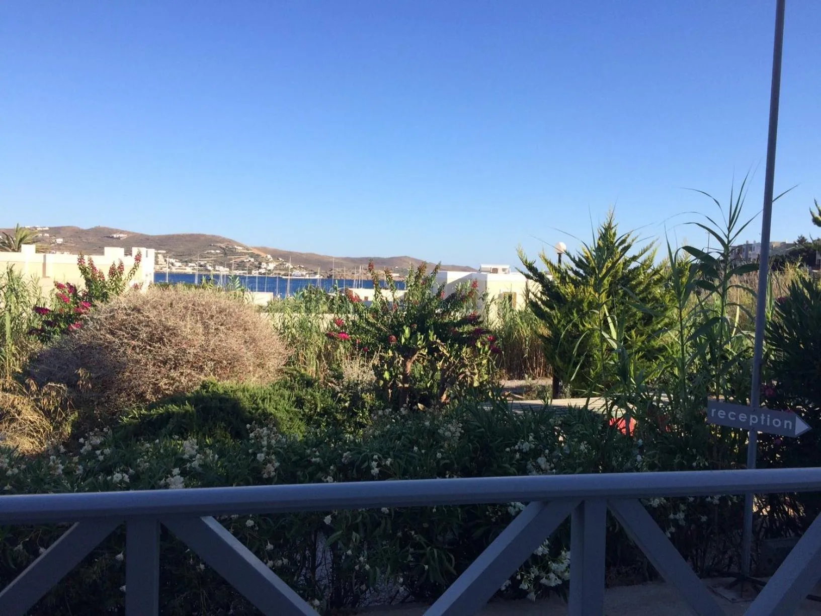 Sea view in Galini Rooms & Apartments