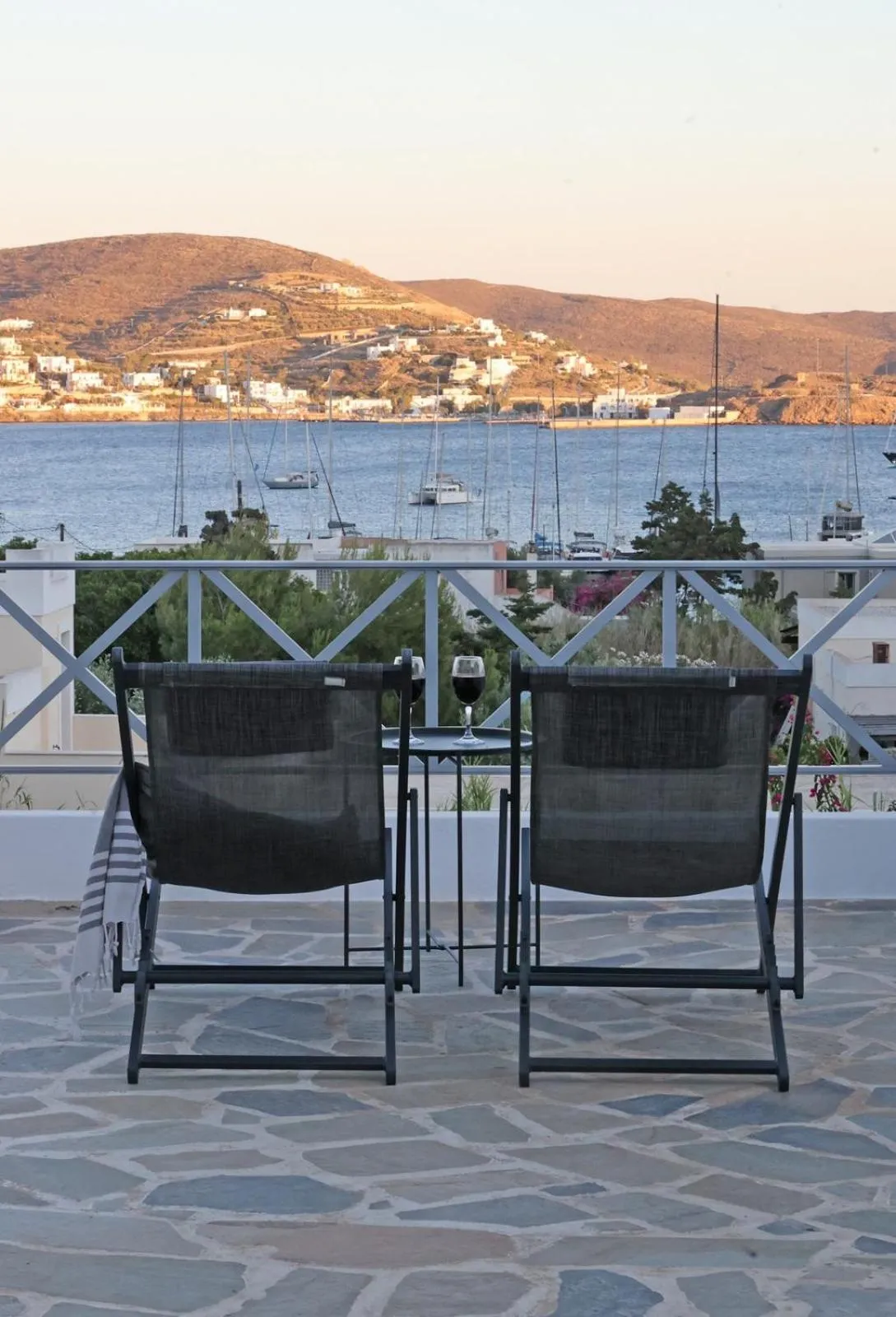 Sea view in Galini Rooms & Apartments