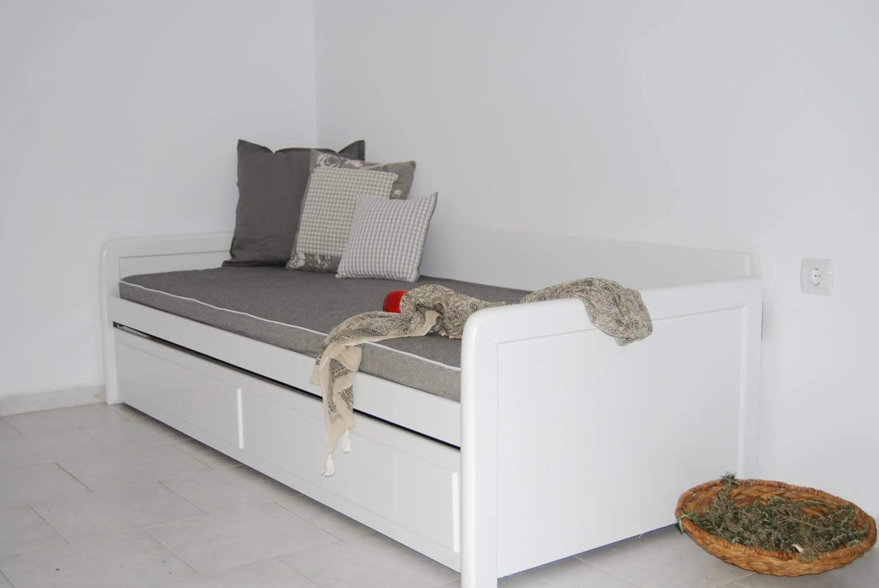 Seating area in Galini Rooms & Apartments