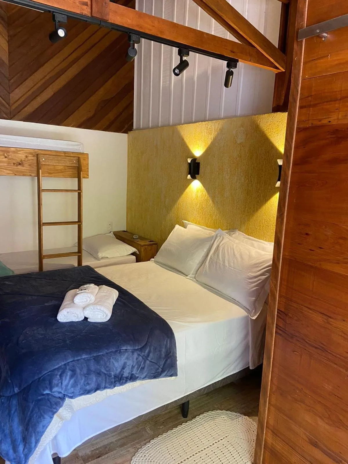 Bed in Pousada Kainoa