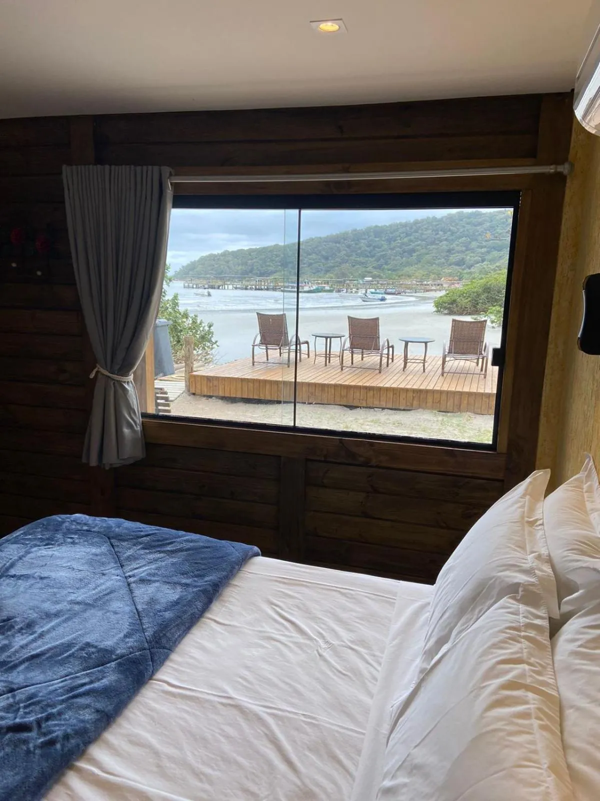 Bed in Pousada Kainoa