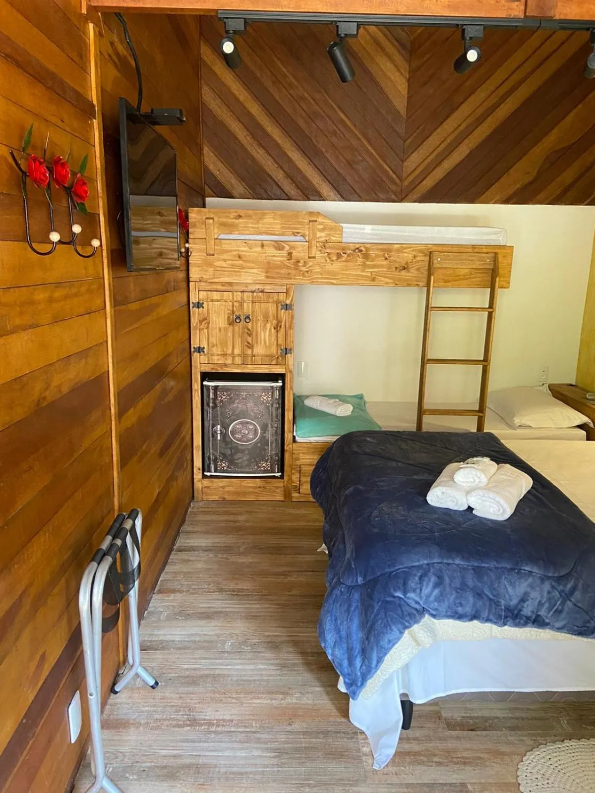 Bed in Pousada Kainoa