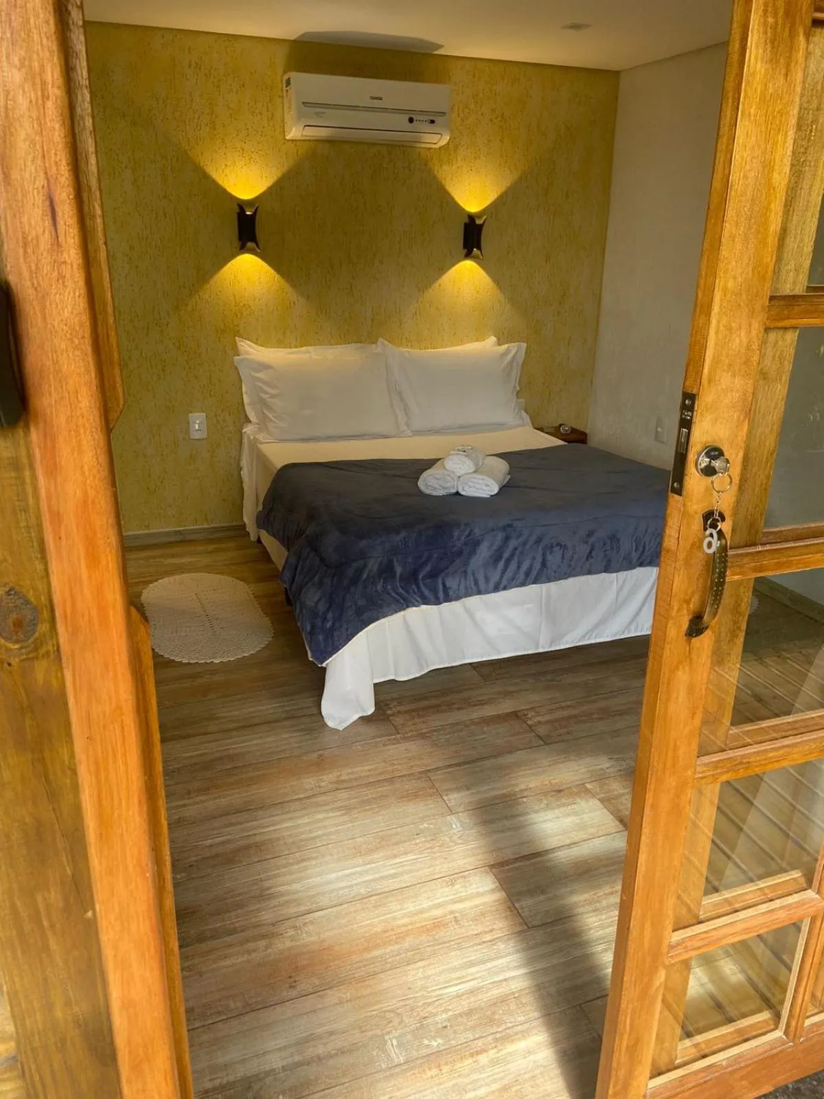 Bed in Pousada Kainoa