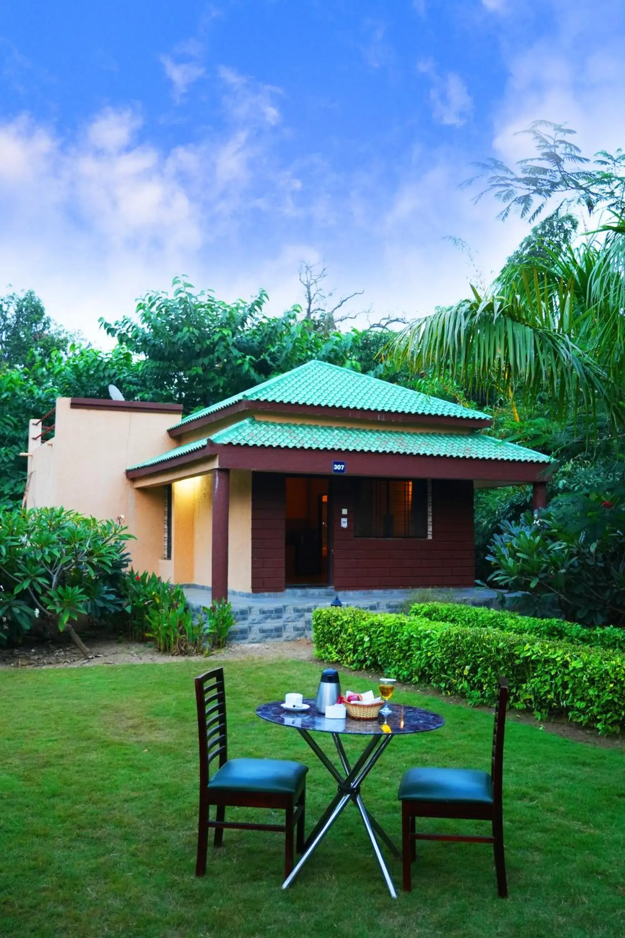 Garden view in Olive Resort - Sillari Pench Garden view in Olive Resort - Sillari Pench