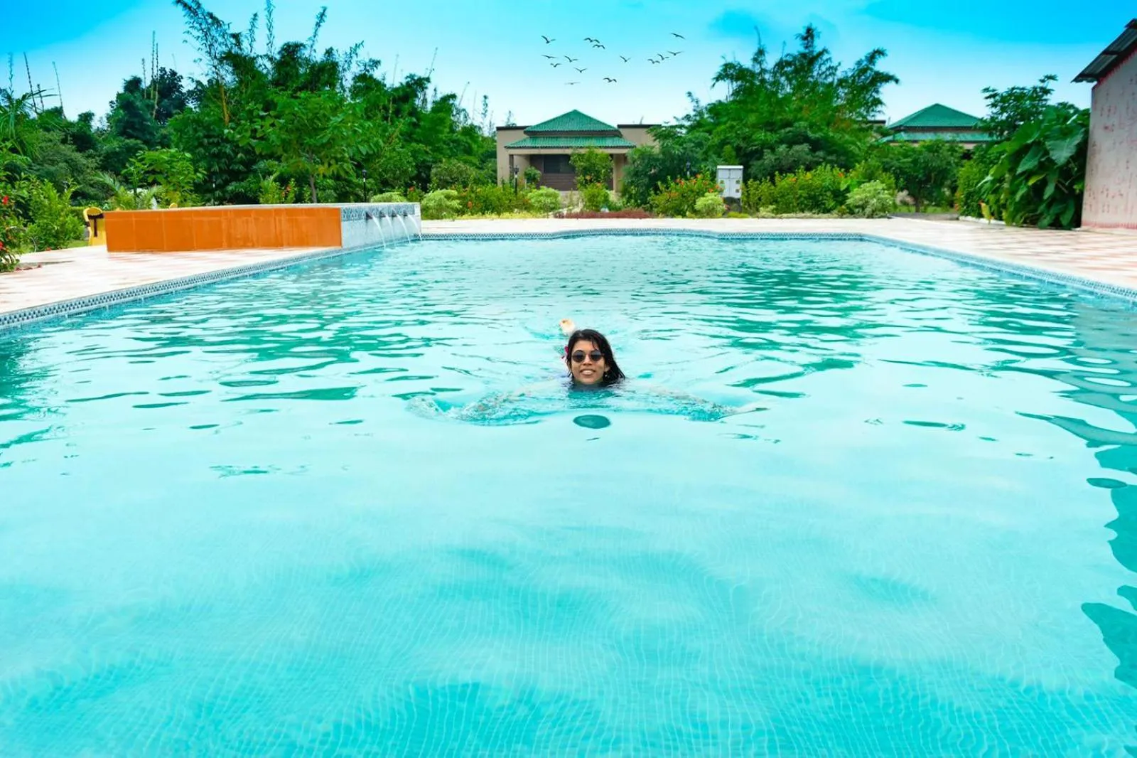 Swimming pool in Olive Resort - Sillari Pench