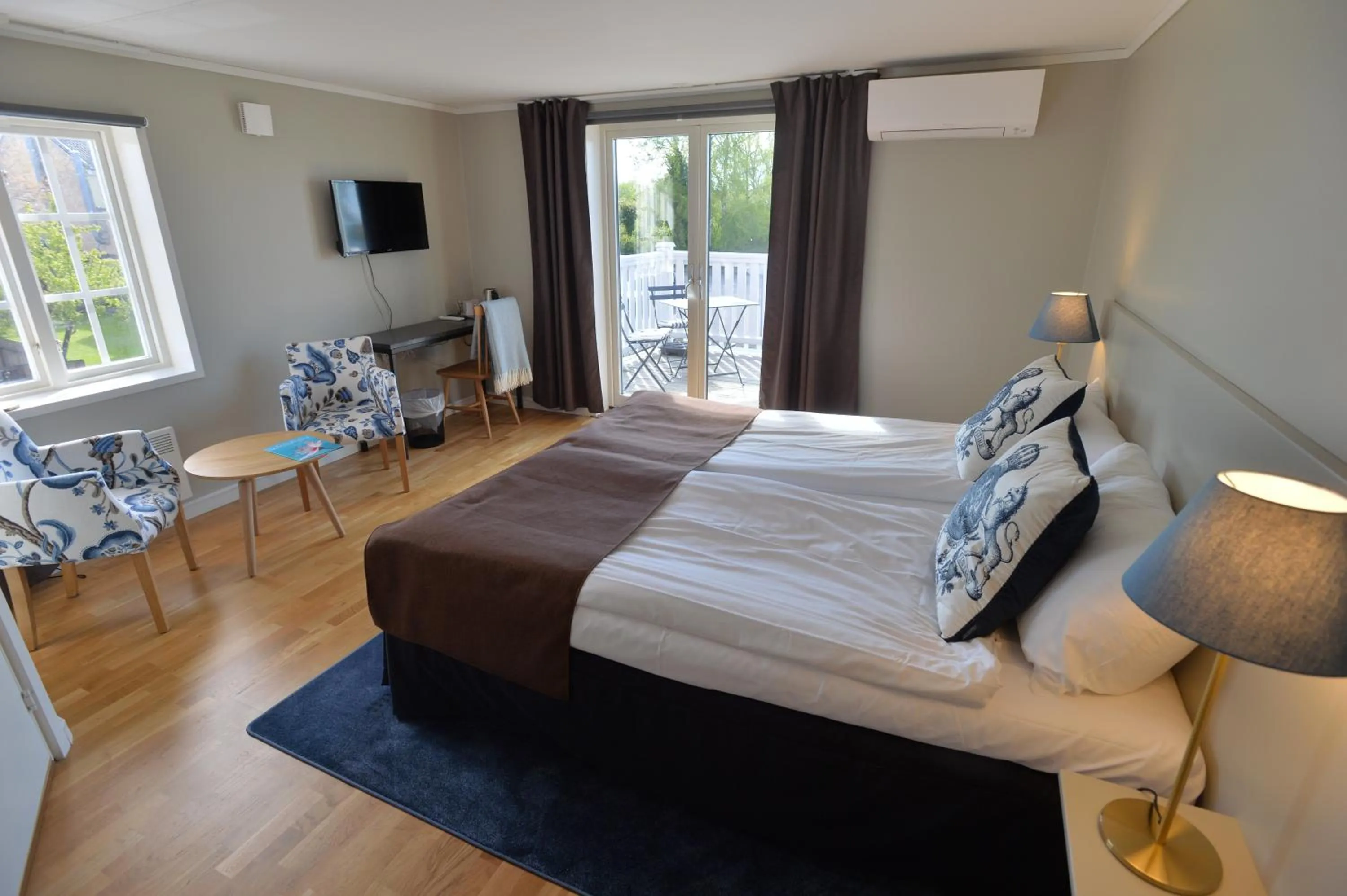 Seating area, Bed in Hotell Magasin 1