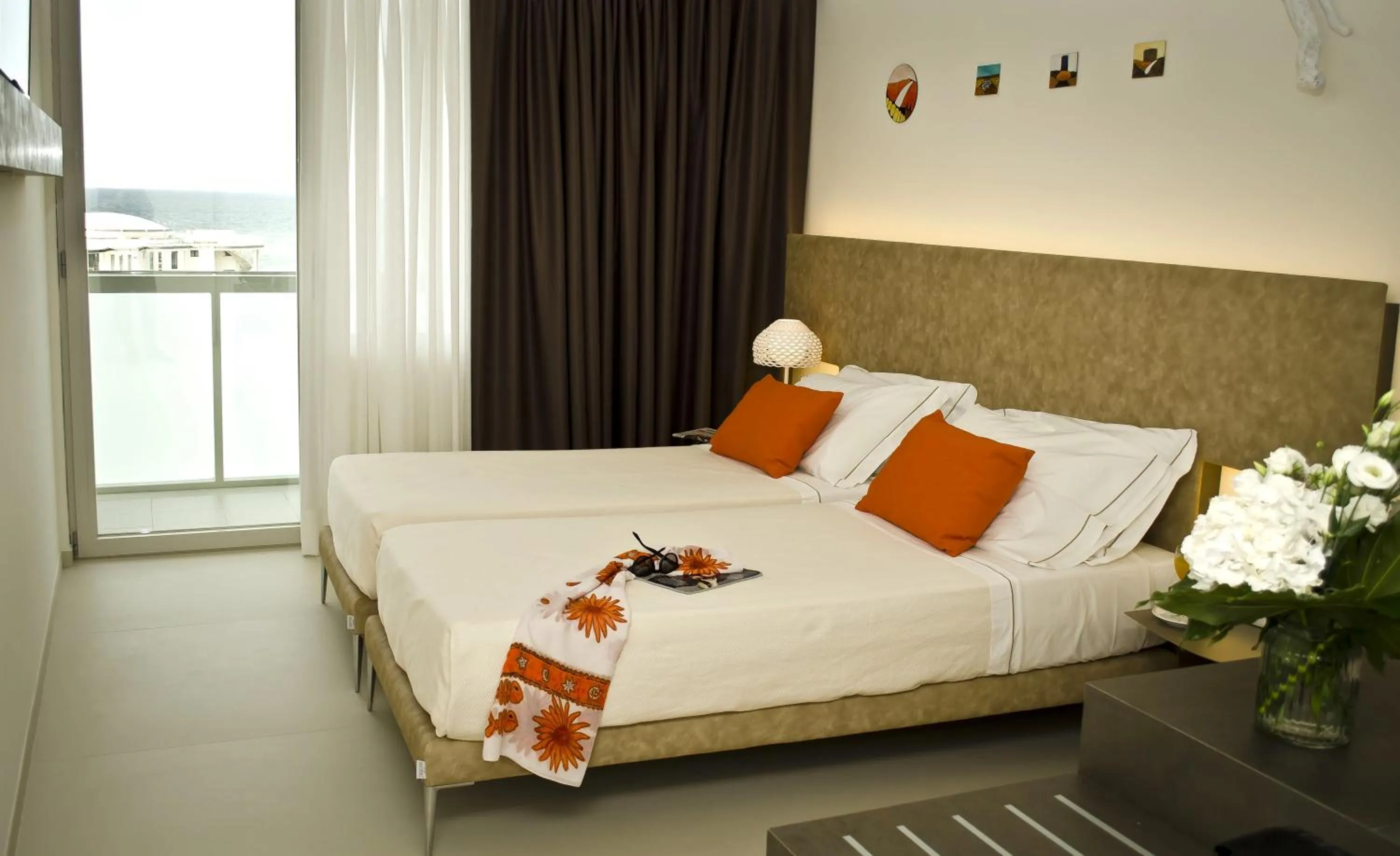 Bed in Hotel Cristallo