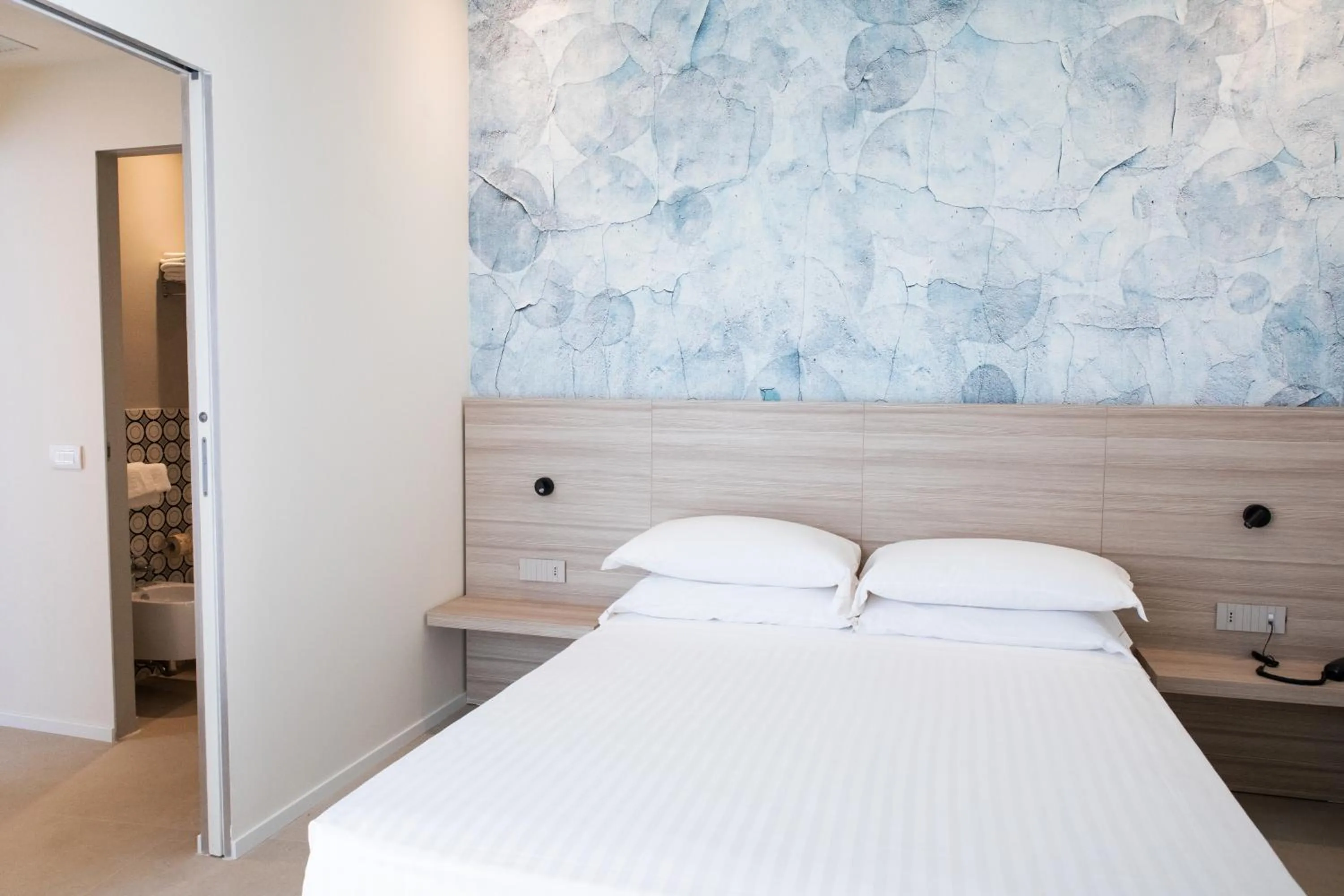 Bed in Hotel Cristallo