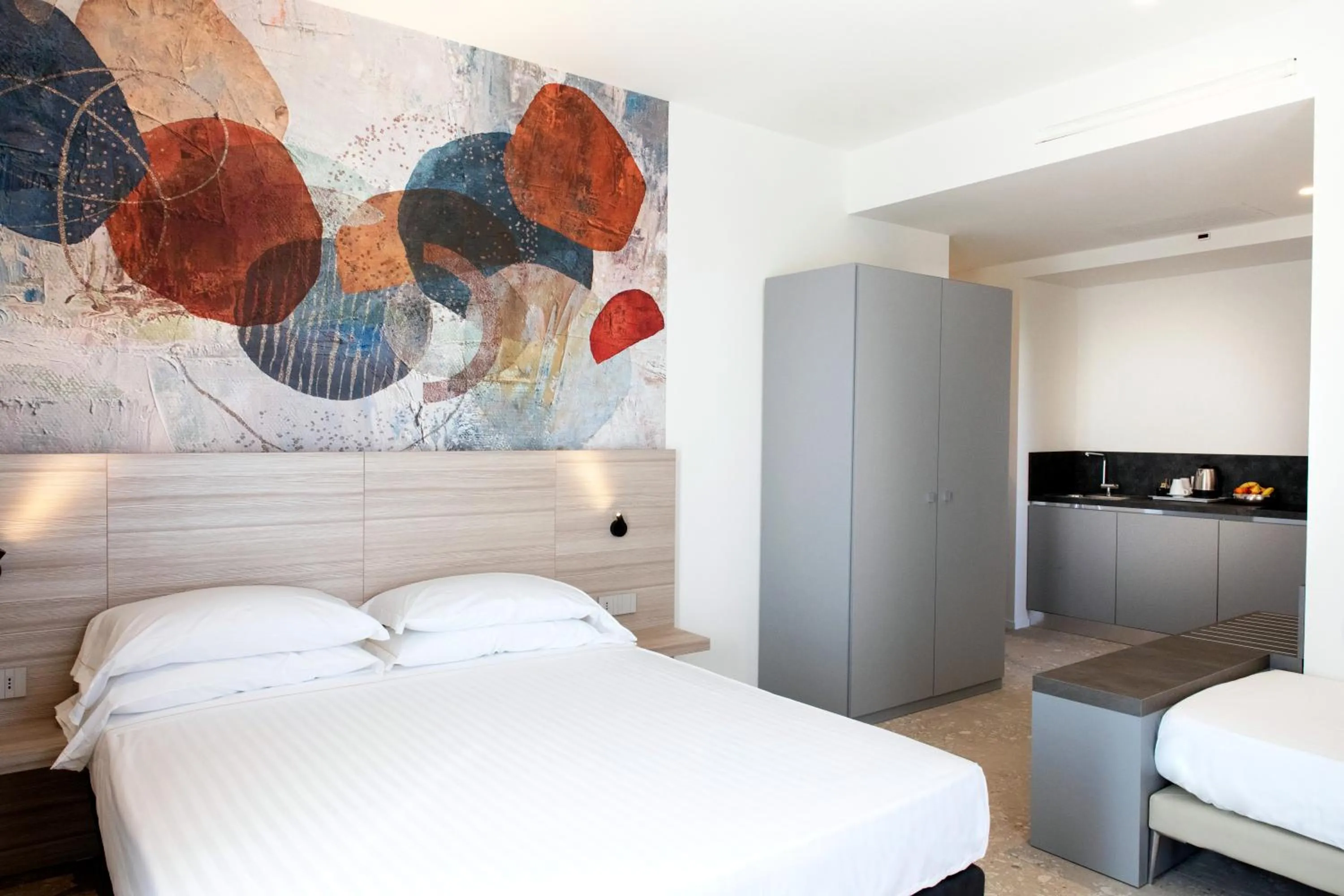 Bed in Hotel Cristallo