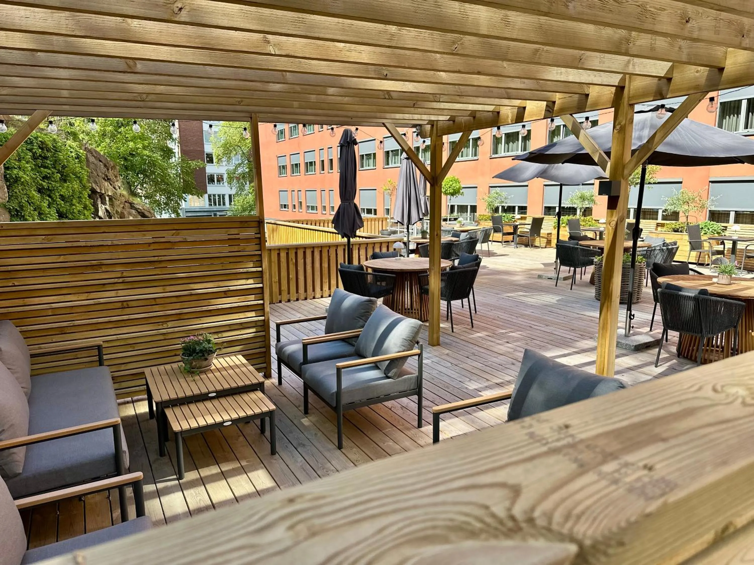 Balcony/Terrace in Spar Hotel Majorna