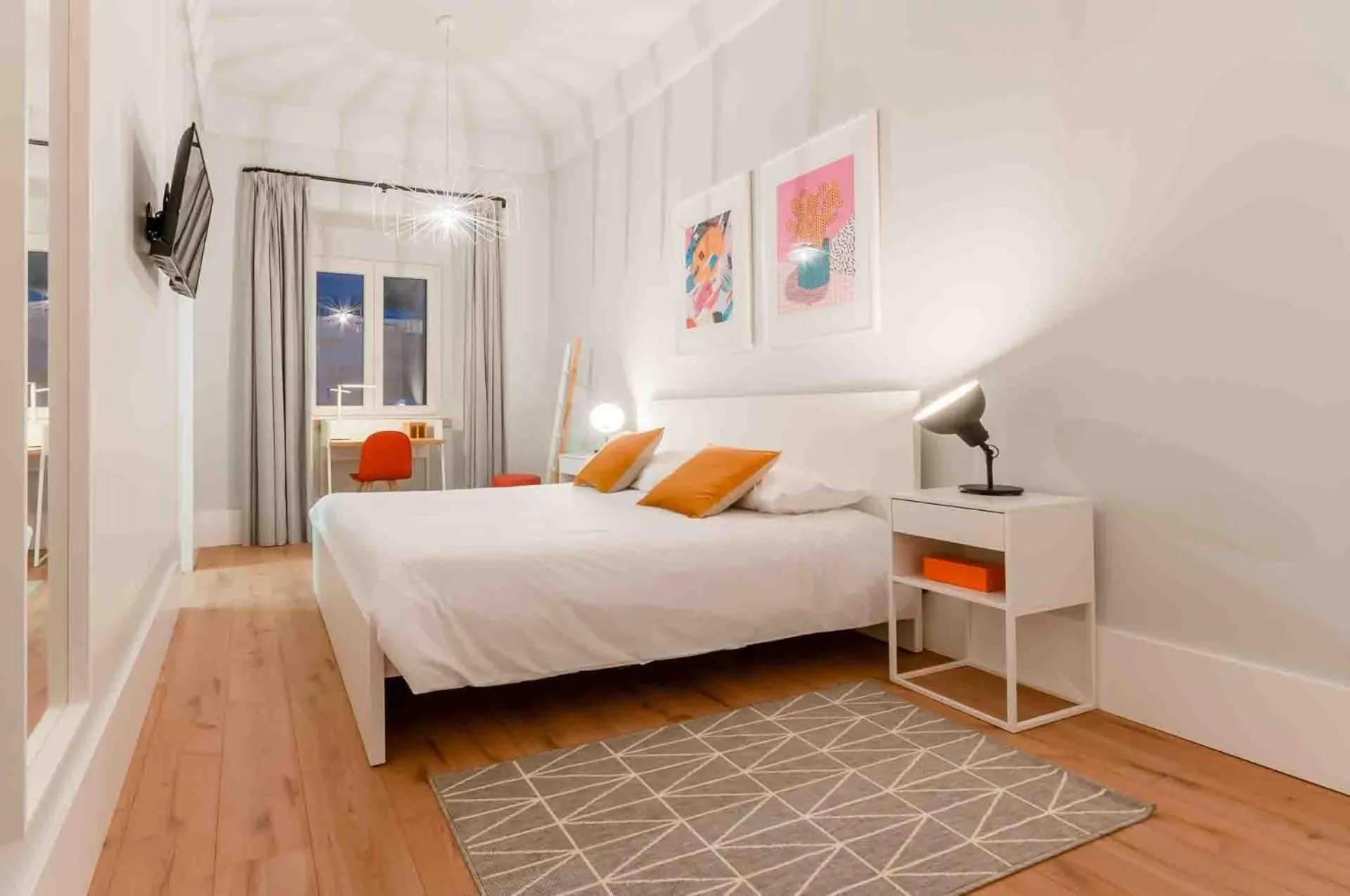 Bed in NLC Rooms & Suites