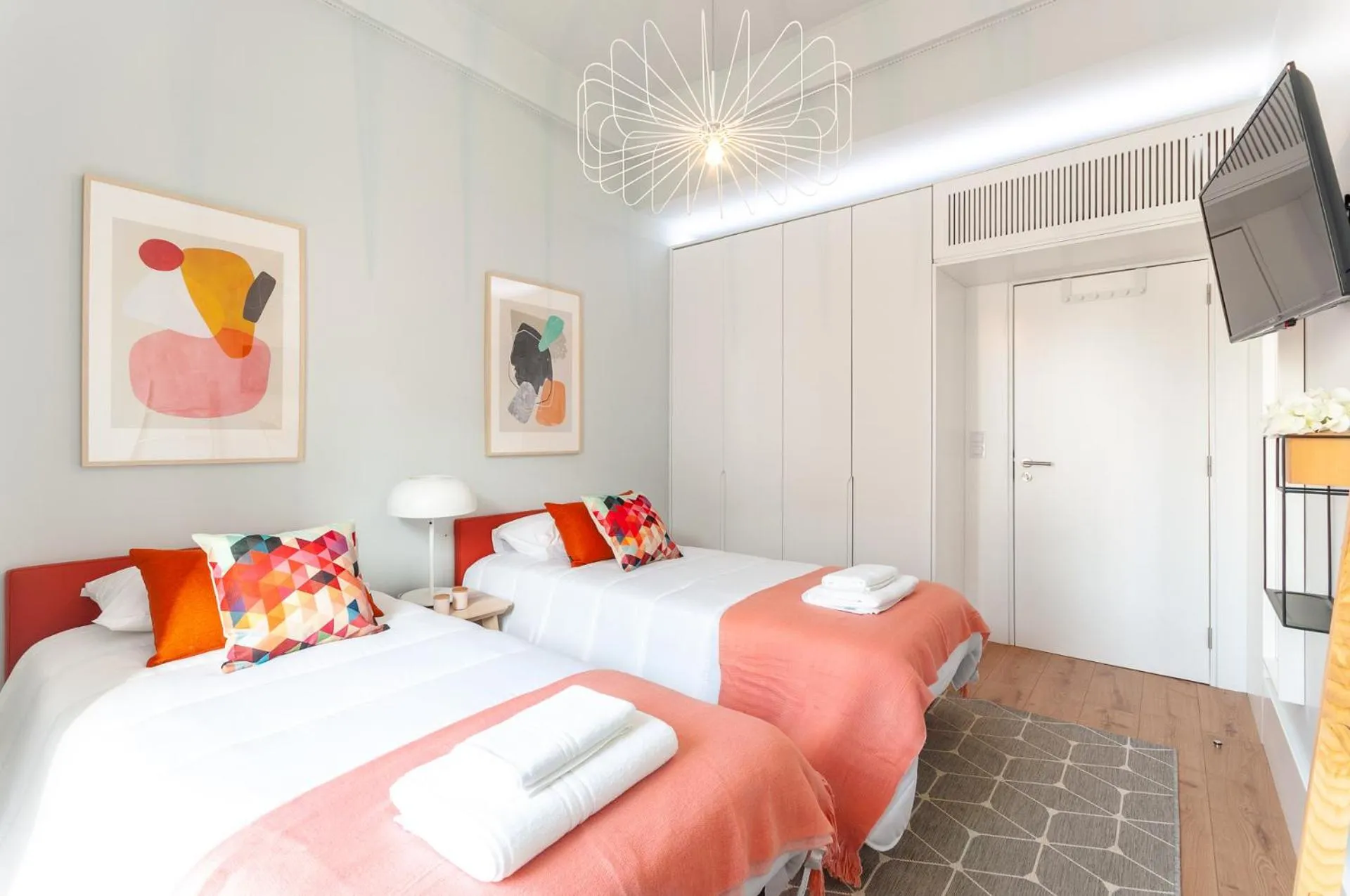 Bed in NLC Rooms & Suites