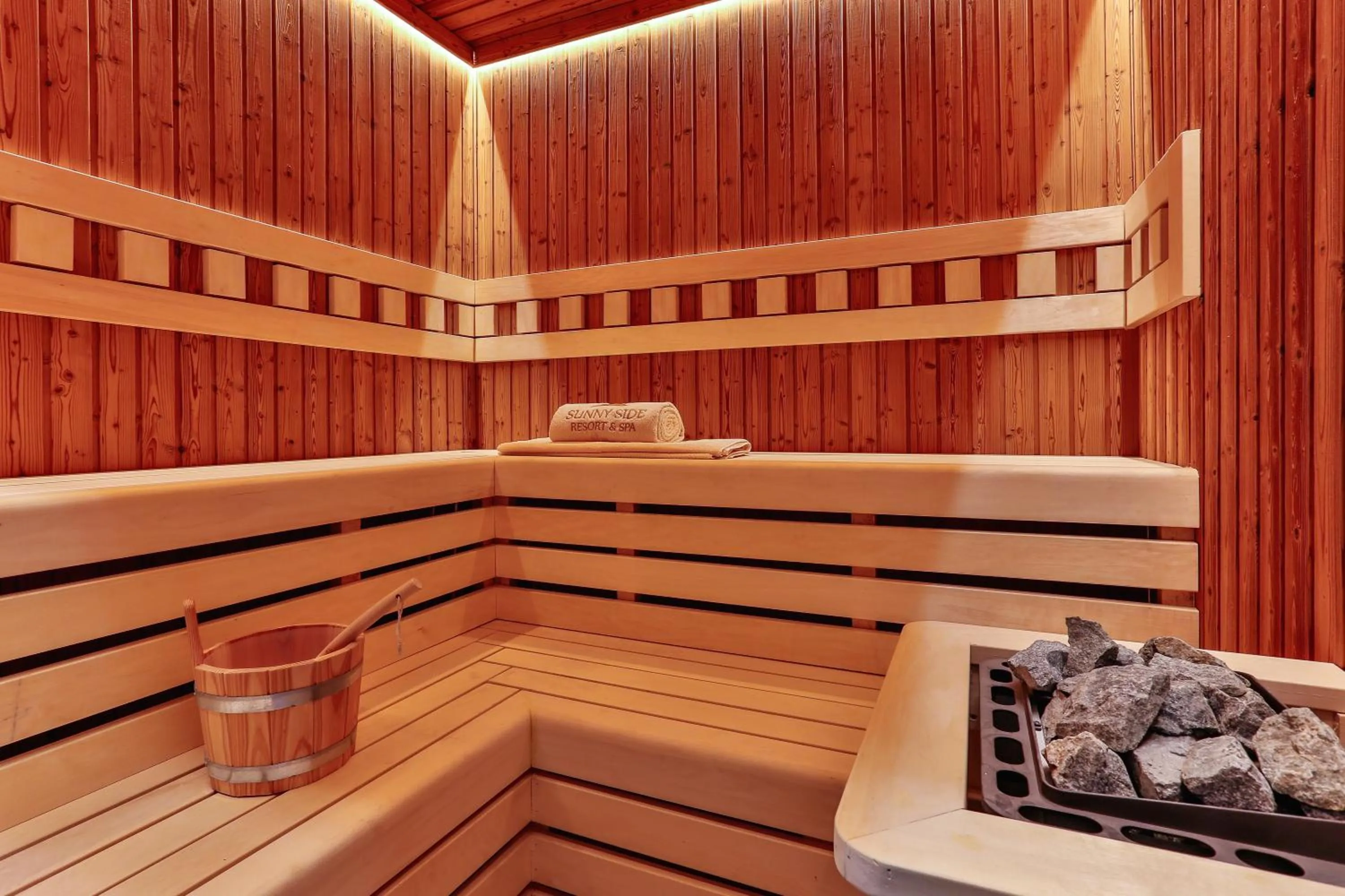 Sauna in Sunny Side Wellness Resort & Spa
