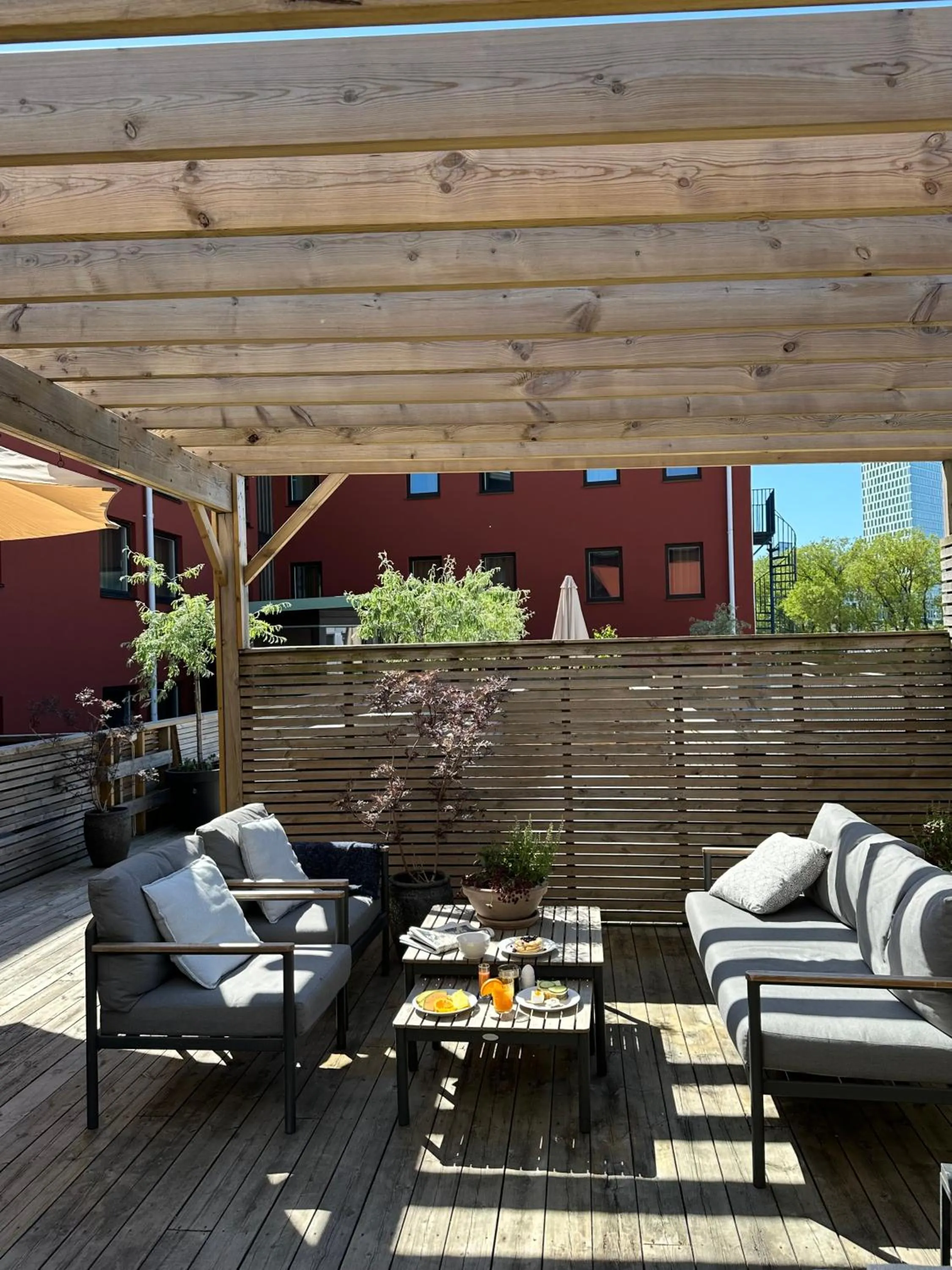 Balcony/Terrace in Spar Hotel Gårda
