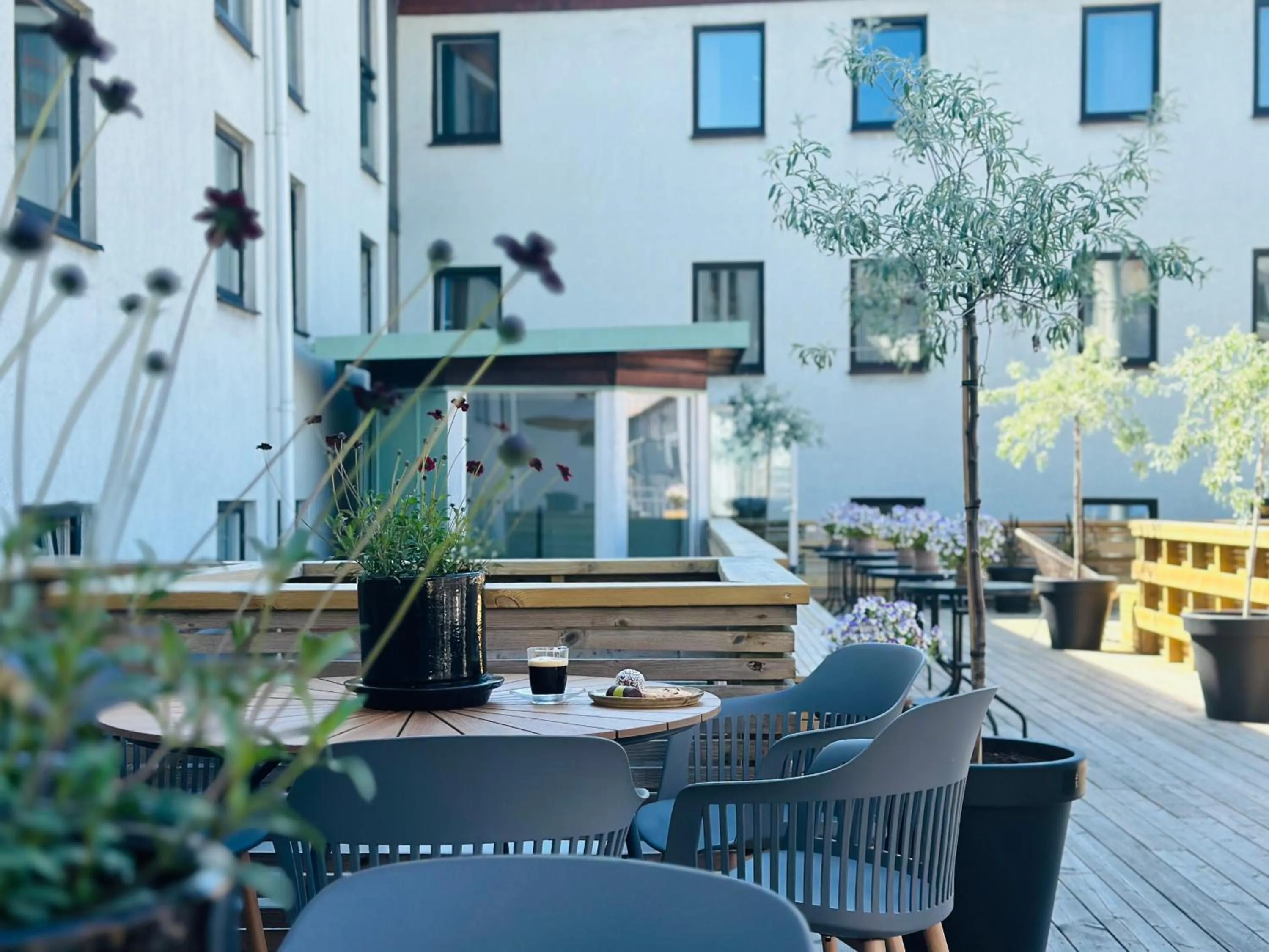 Balcony/Terrace in Spar Hotel Gårda