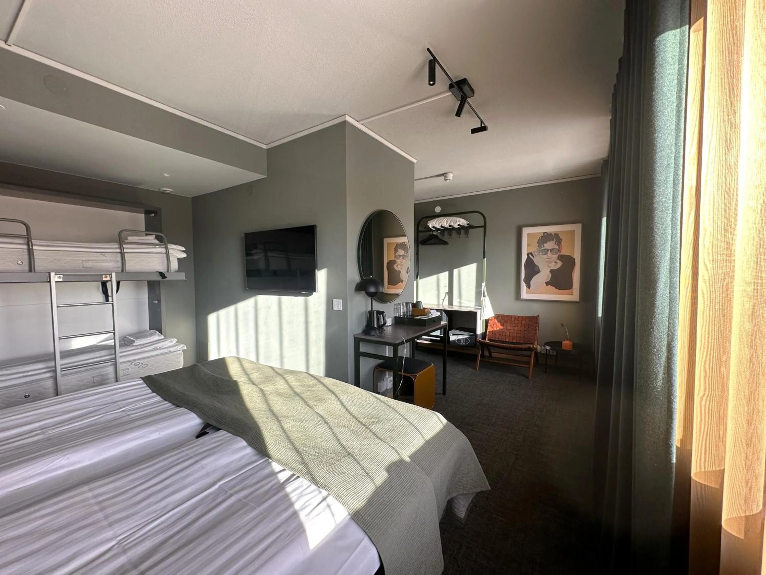 Bed in Spar Hotel Gårda