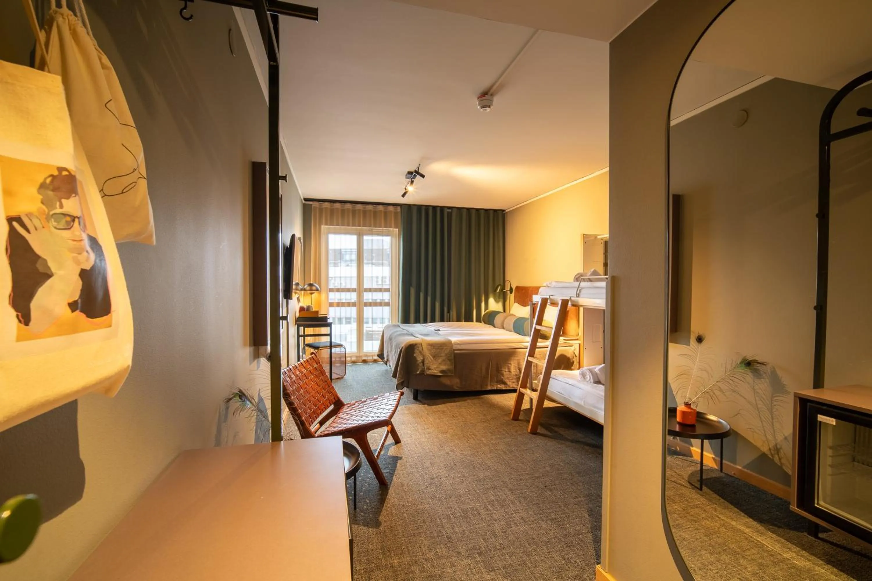 Bed in Spar Hotel Gårda