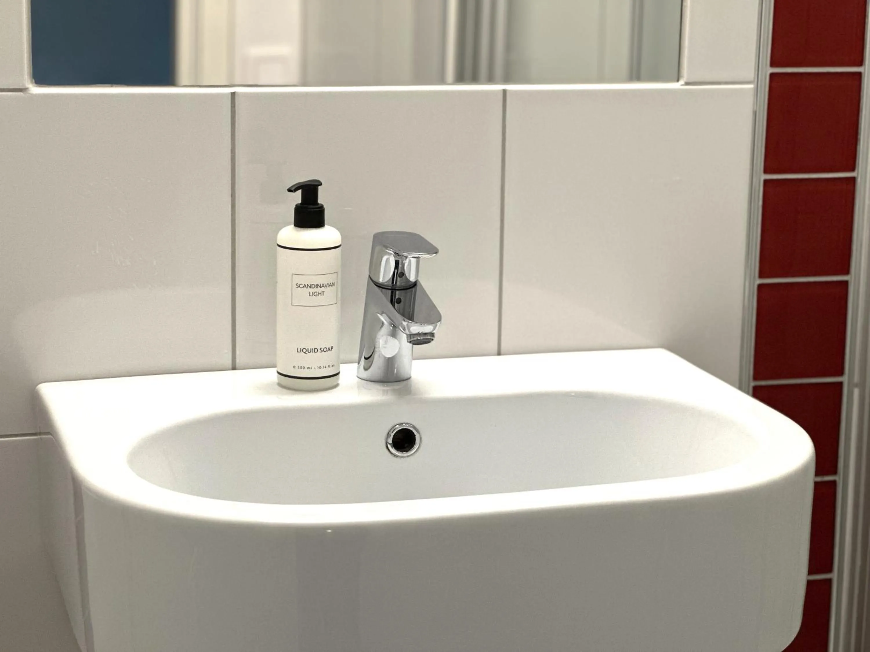 Bathroom in Spar Hotel Gårda