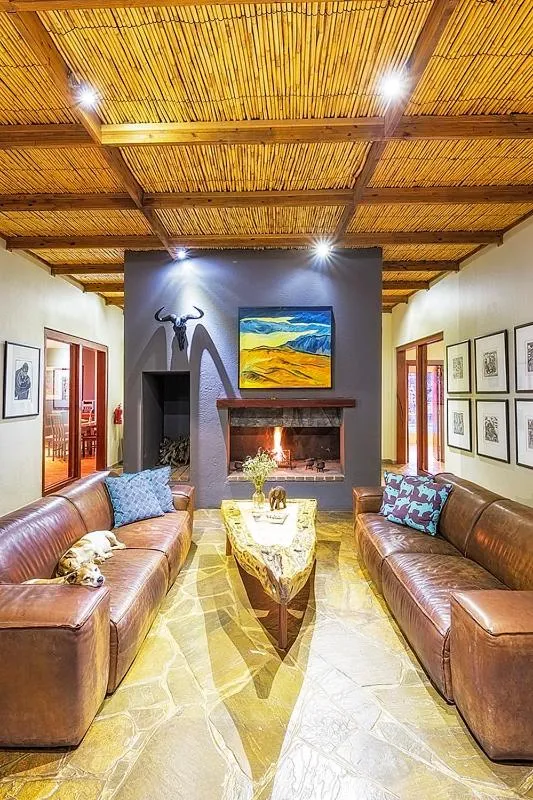 Seating area in Auas Safari Lodge