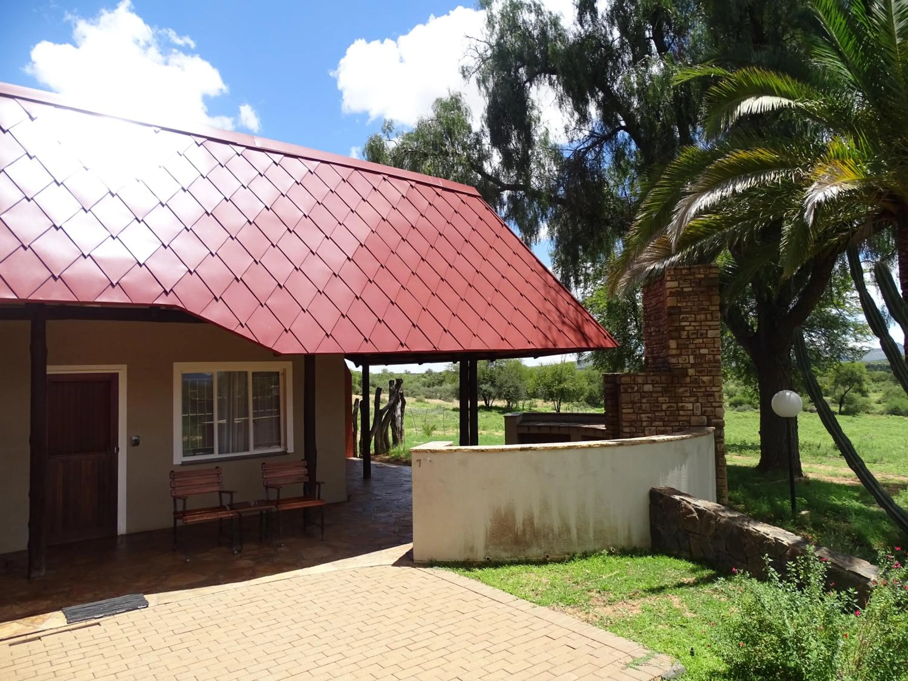 Balcony/Terrace in Auas Safari Lodge