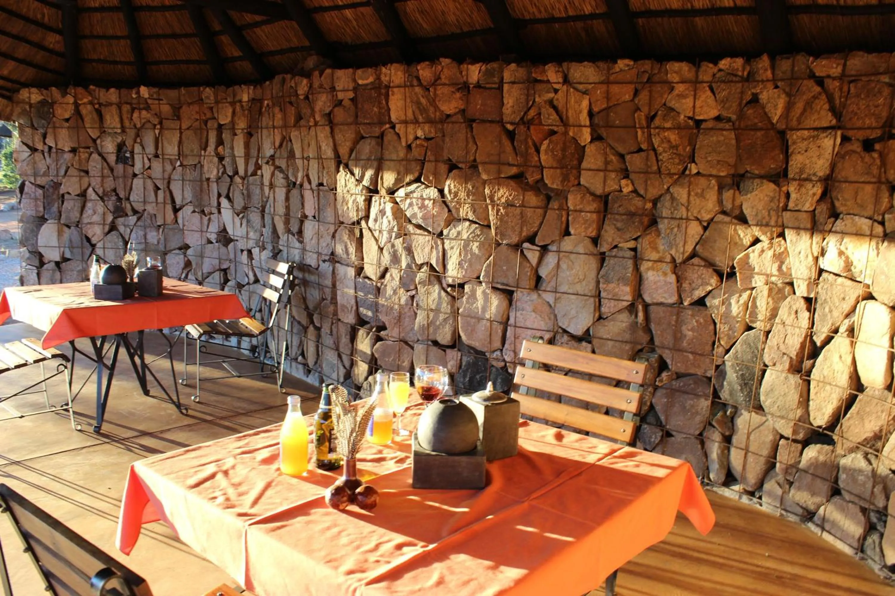 Food and drinks in Auas Safari Lodge