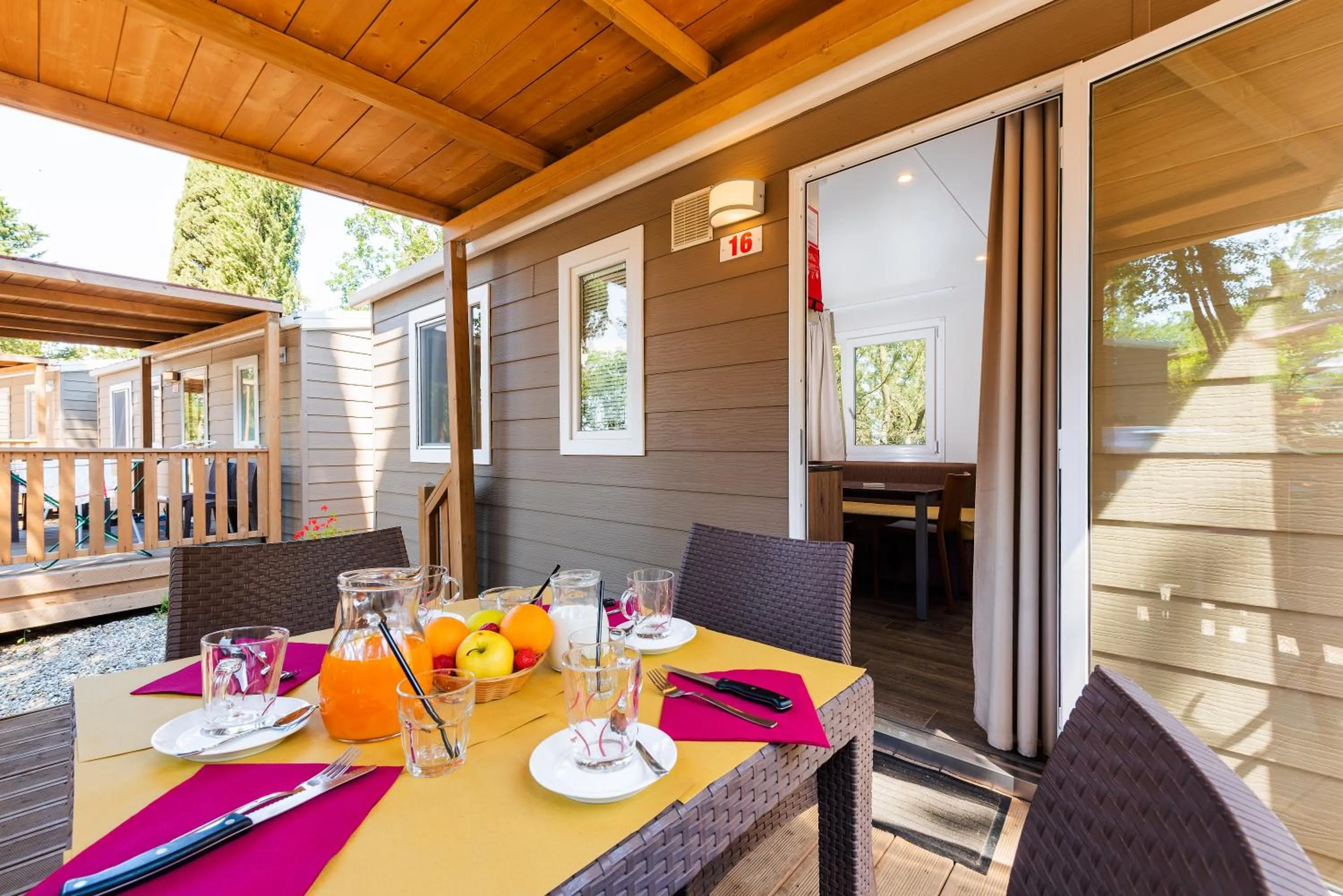 Patio in Camping Village Panoramico Fiesole