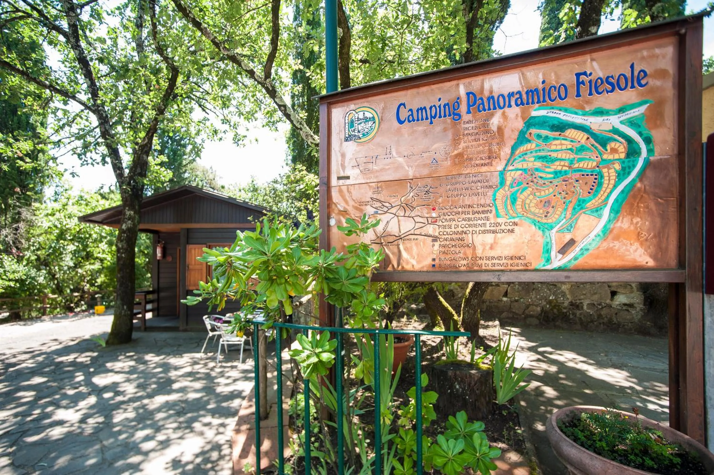 Facade/entrance in Camping Village Panoramico Fiesole