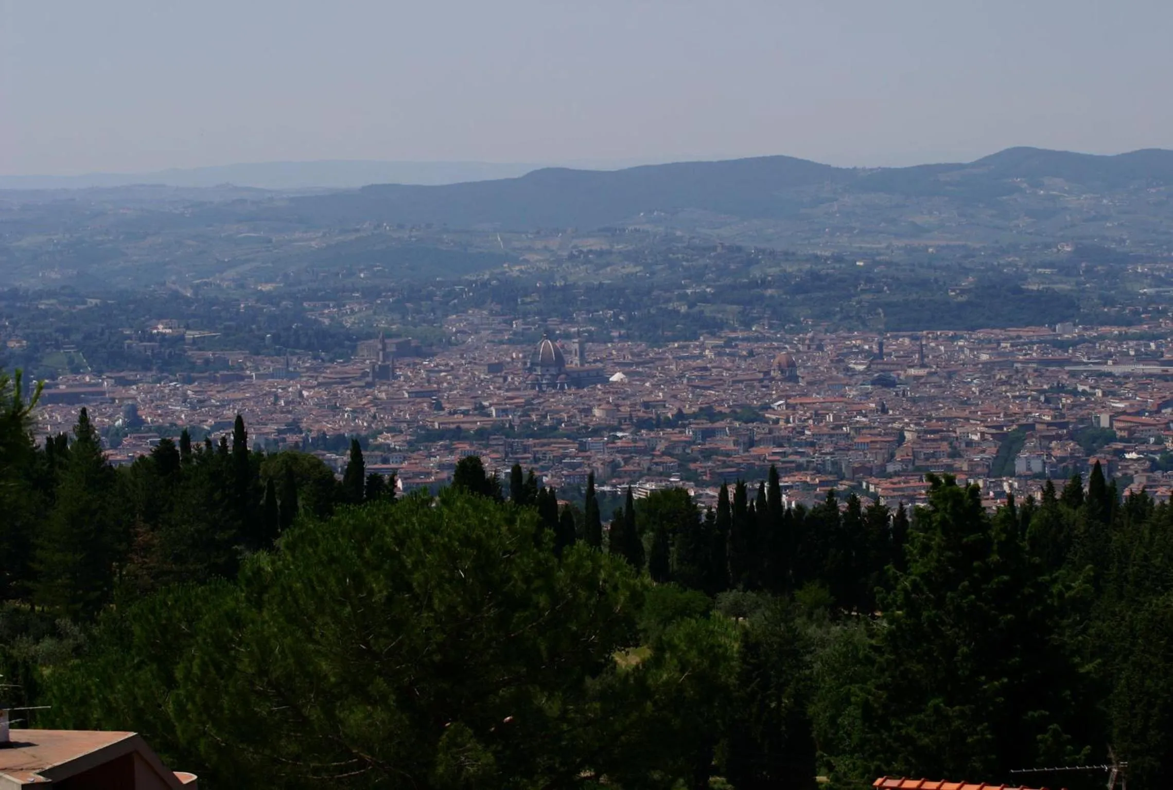 Balcony/Terrace in Camping Village Panoramico Fiesole