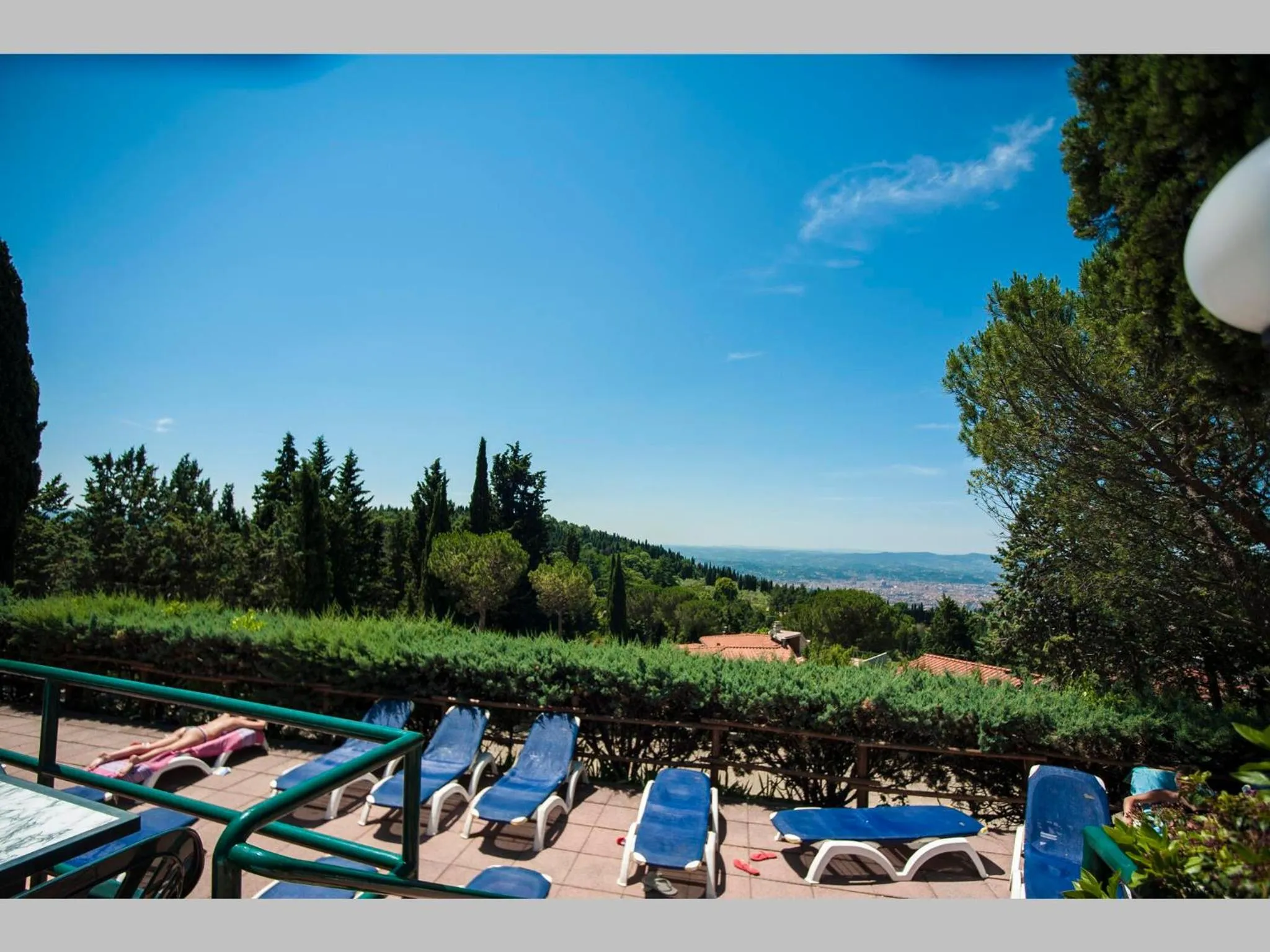 Balcony/Terrace in Camping Village Panoramico Fiesole