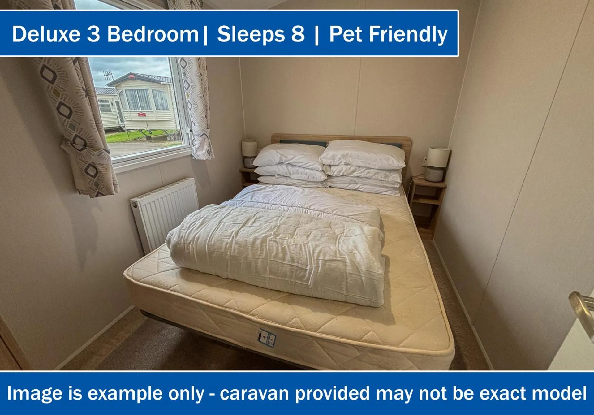 Bed in Crows Nest Caravan Park