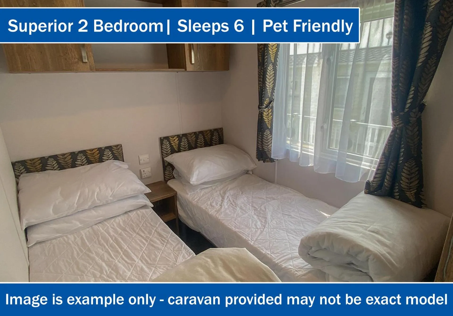 Bed in Crows Nest Caravan Park