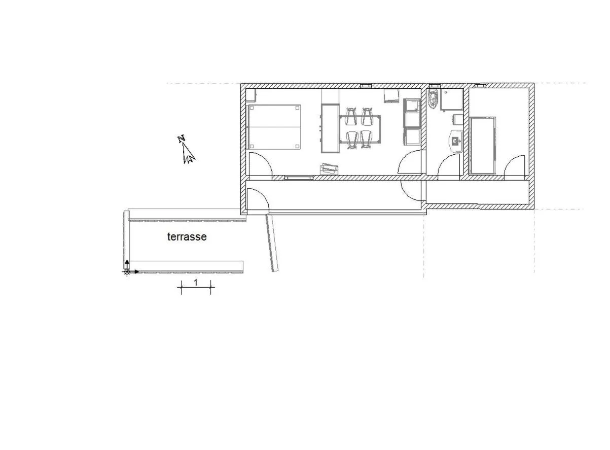 Photo of the whole room in Le Claux des Hespérides