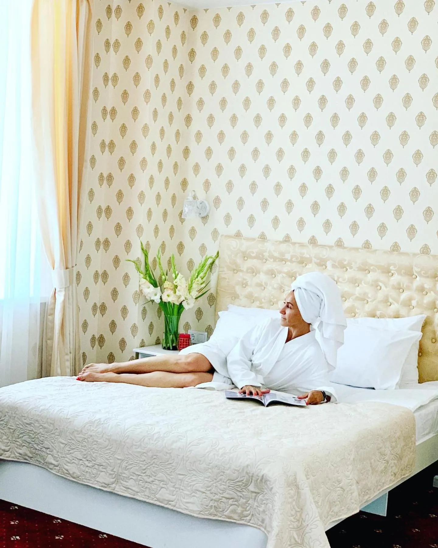 Bed in Sergeev Hotel