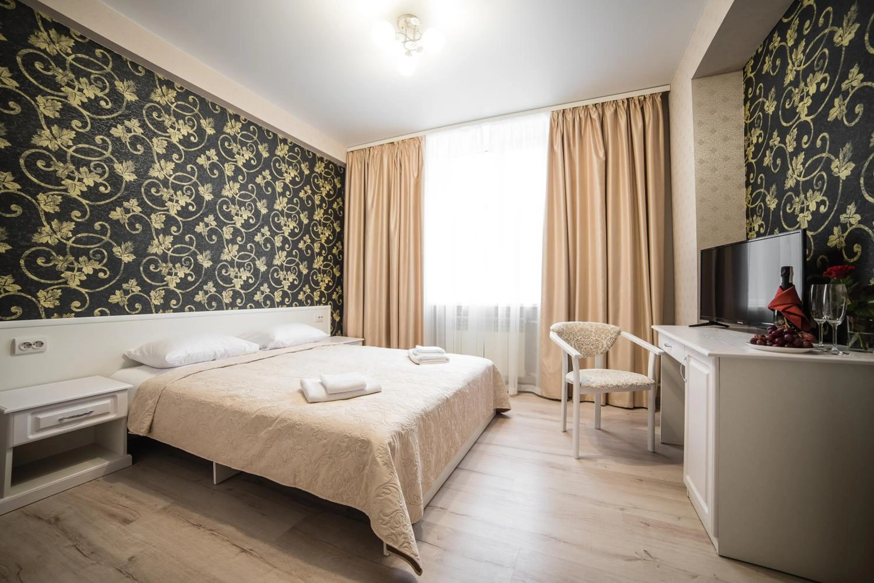 Bed in Sergeev Hotel