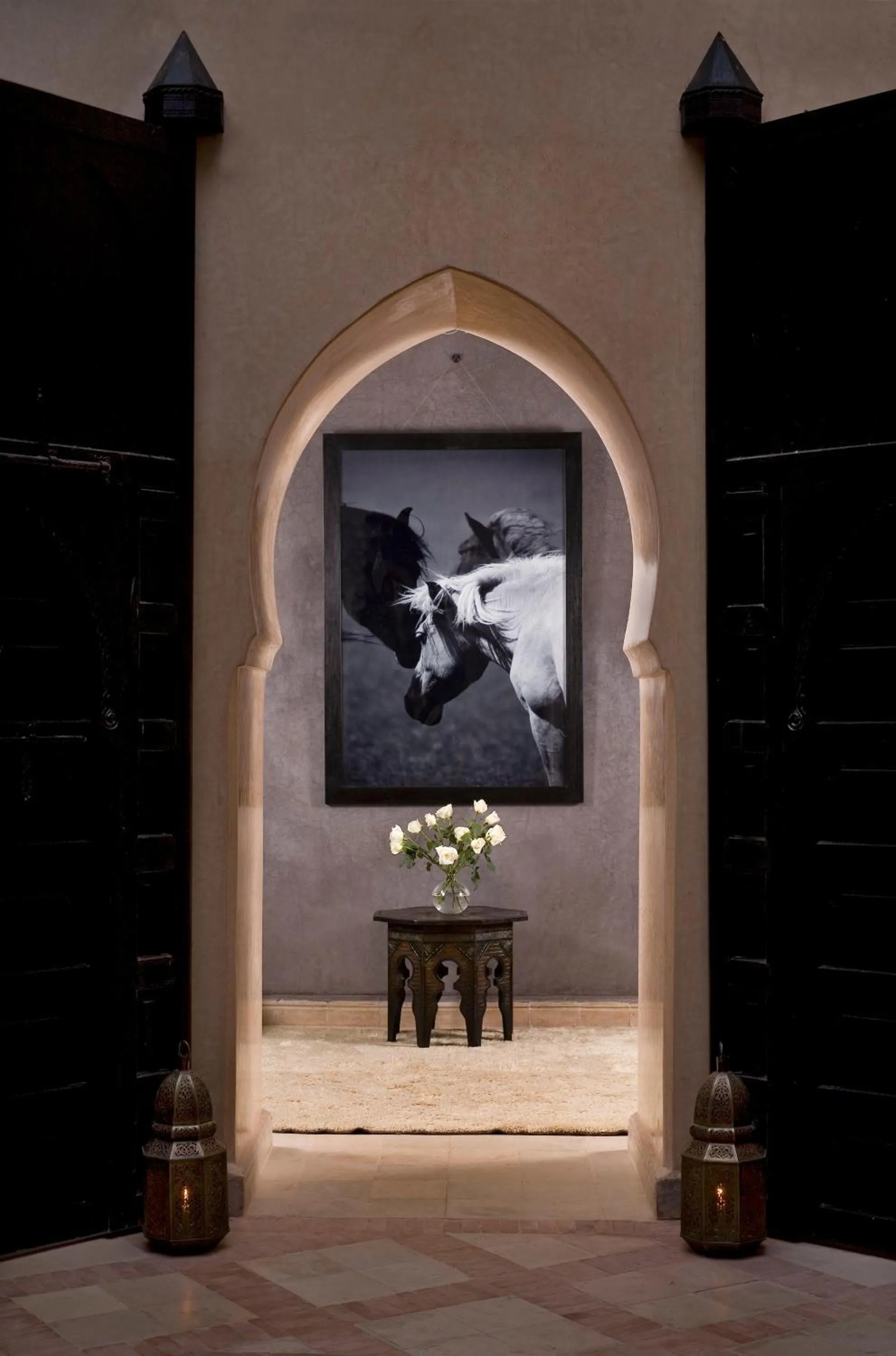 Decorative detail in Riad Meriem