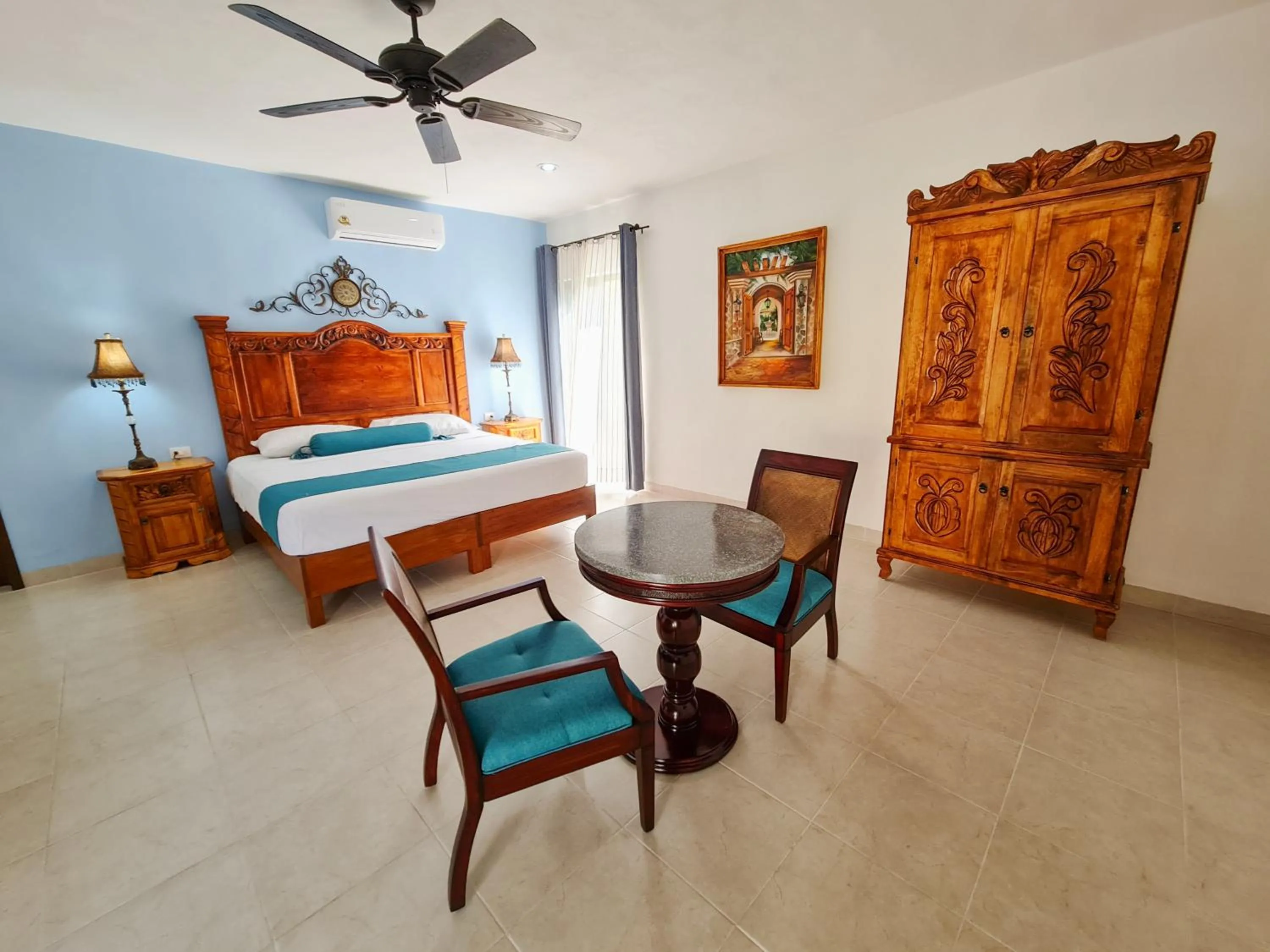 Bedroom, Bed in Hotel Fundadores