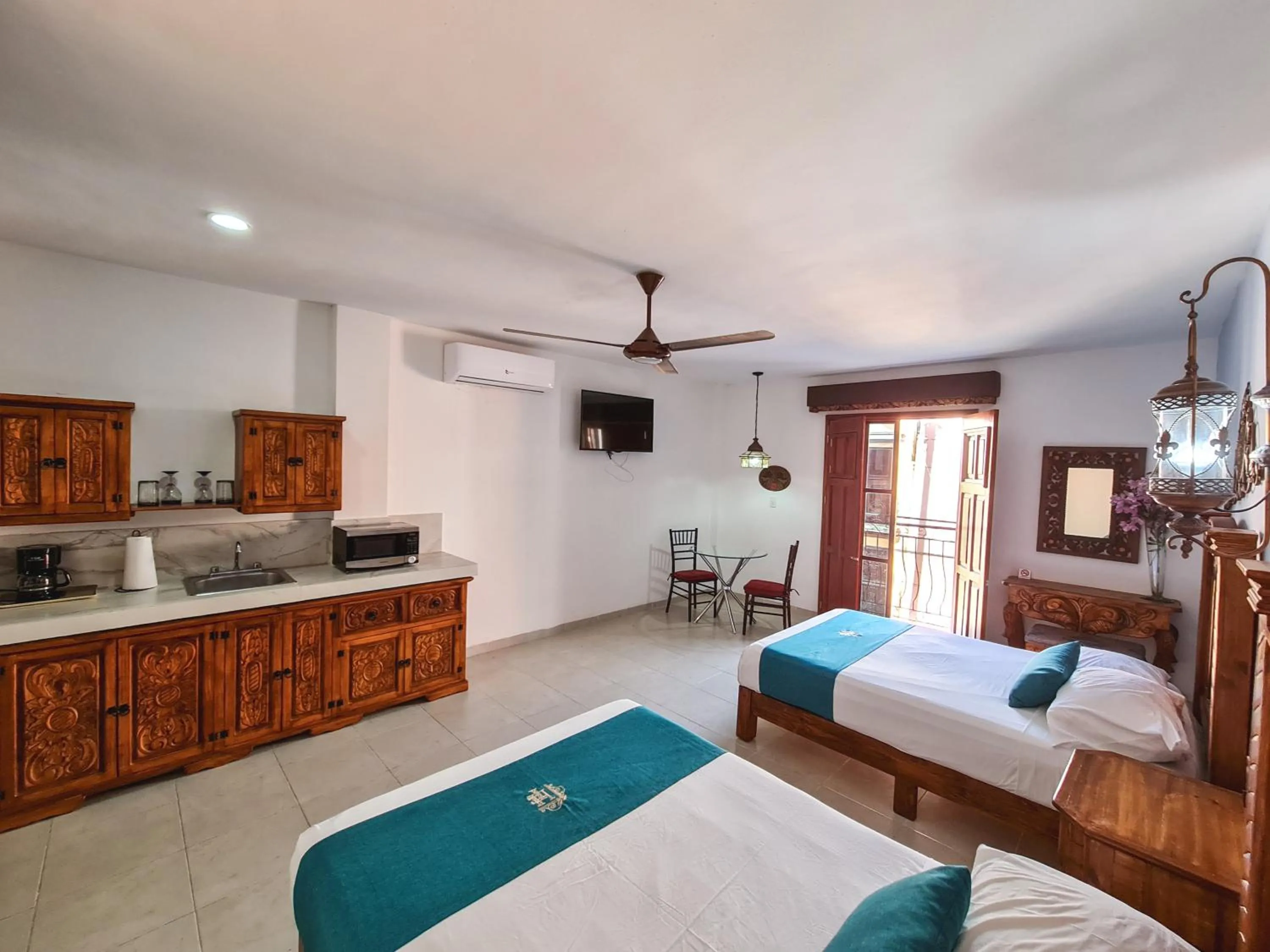 Bedroom, Bed in Hotel Fundadores