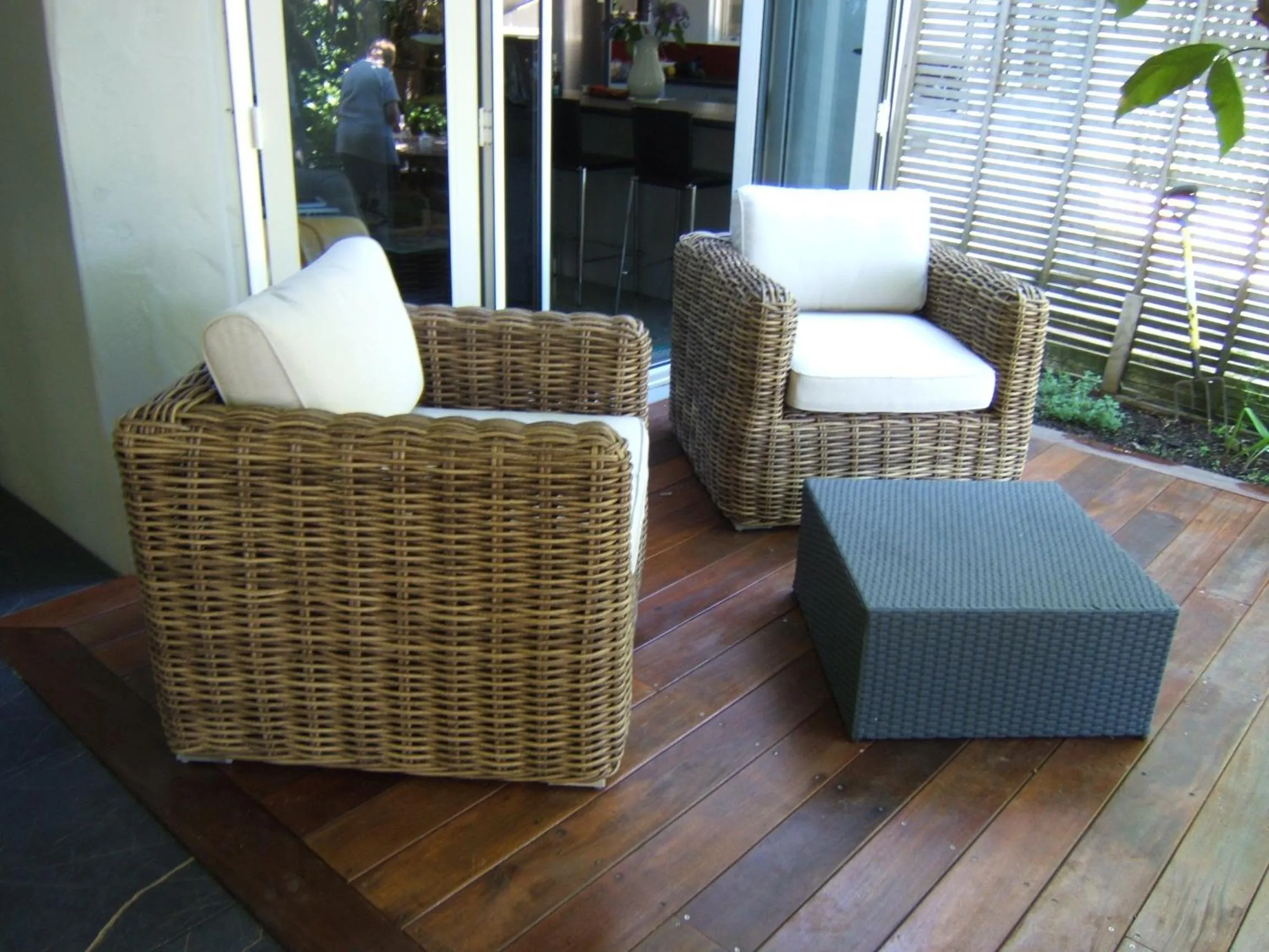 Patio in The Beach House Bed and Breakfast