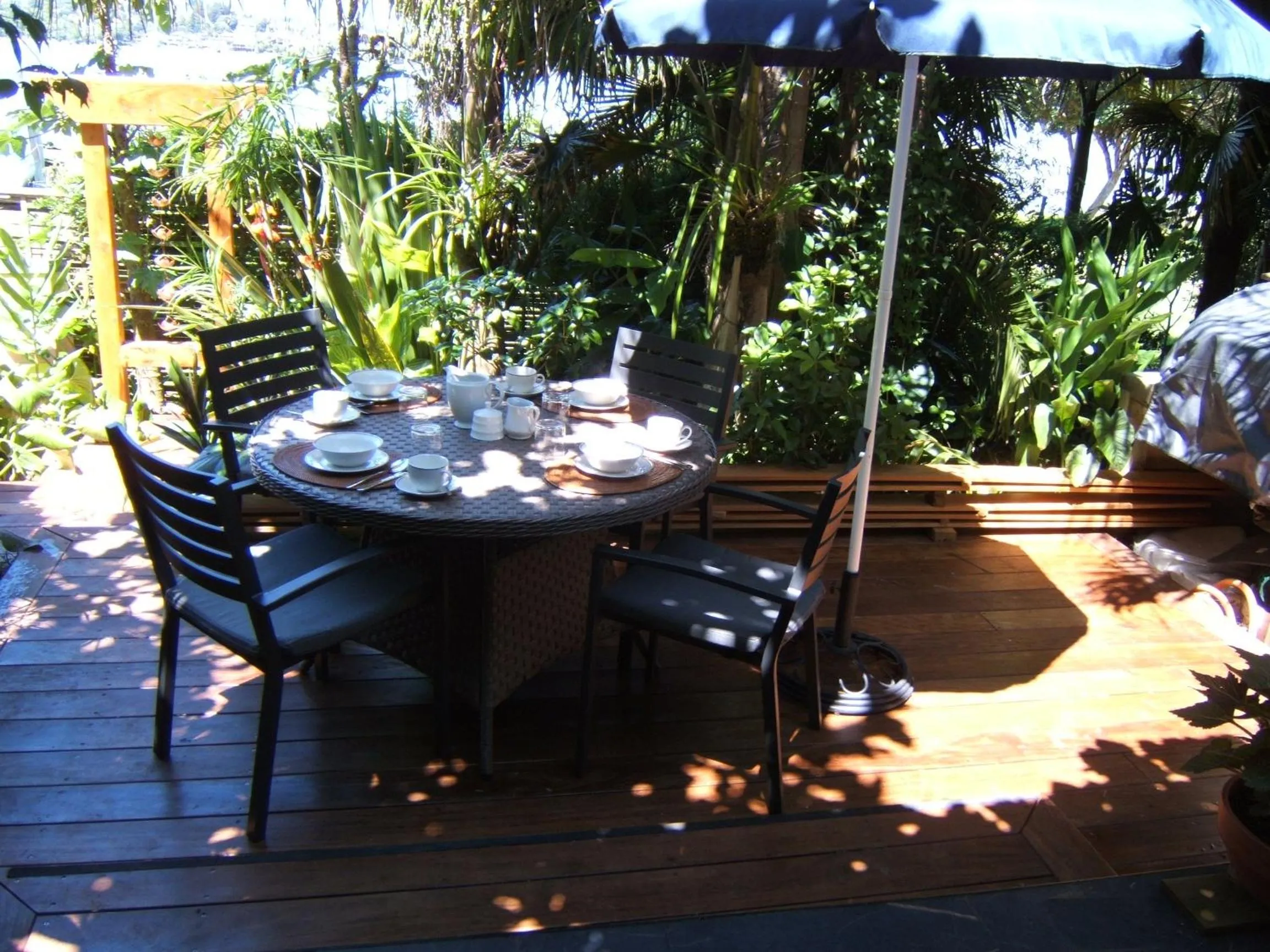 Patio in The Beach House Bed and Breakfast