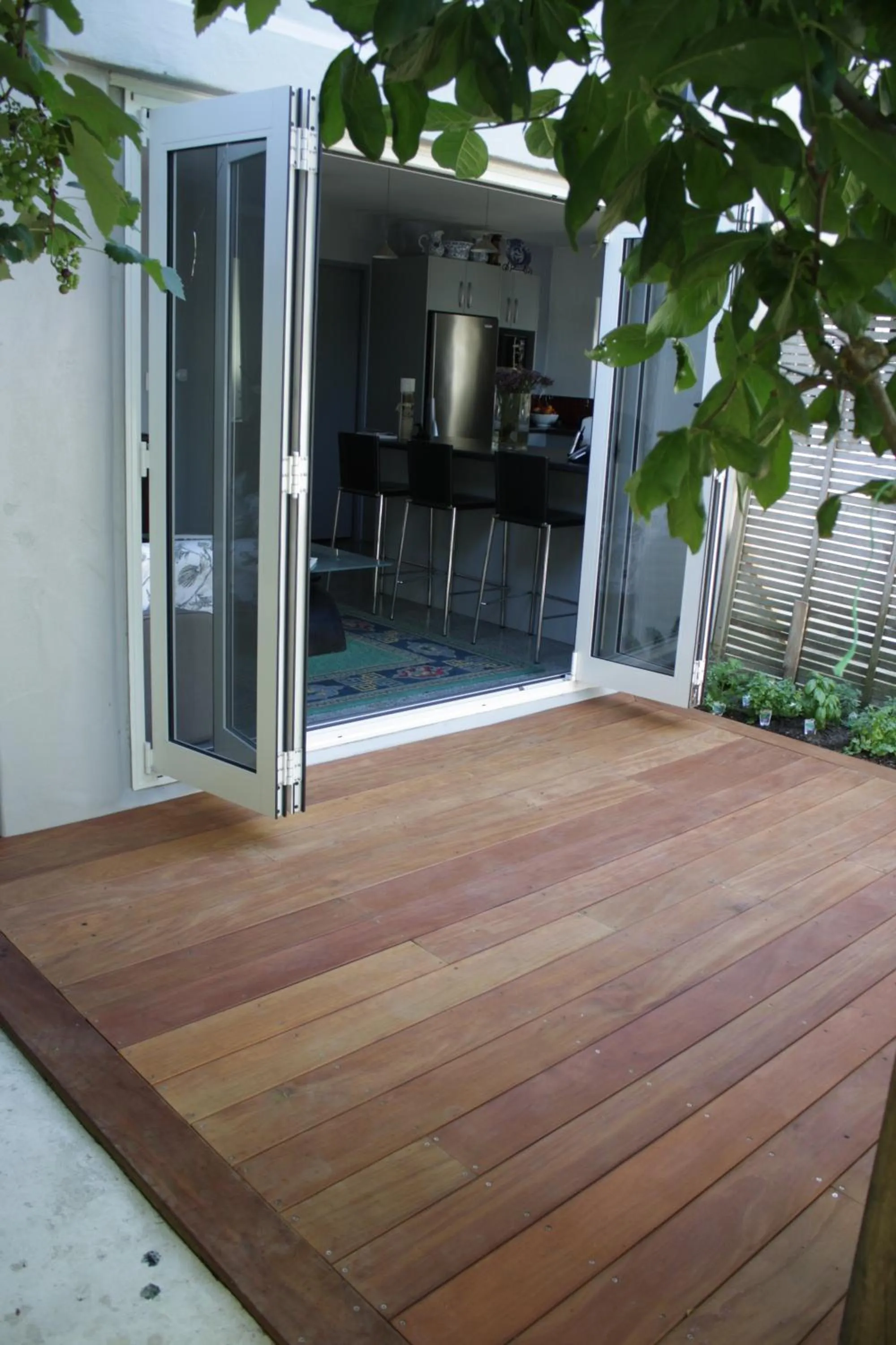 Patio in The Beach House Bed and Breakfast