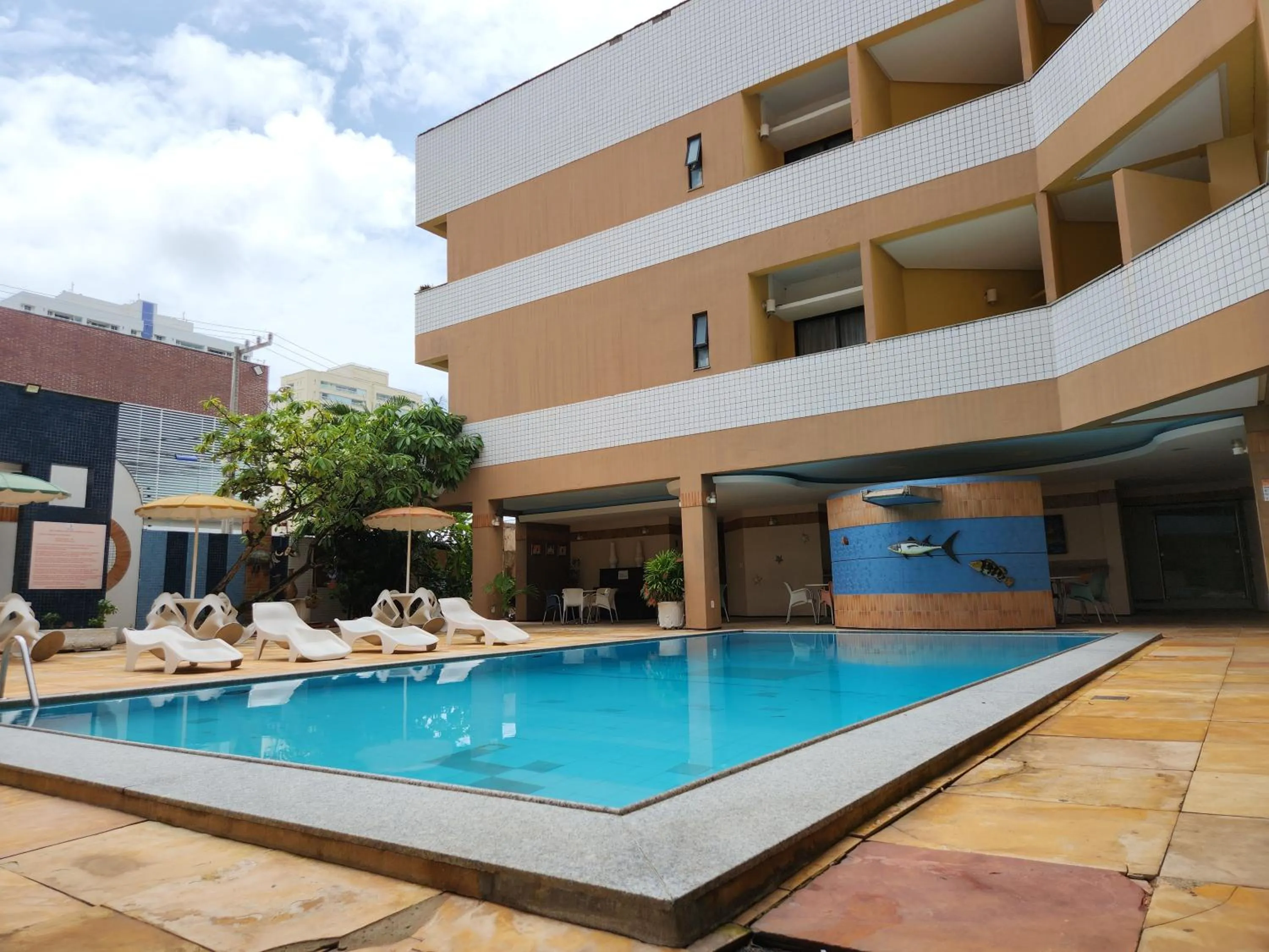 Swimming pool in Hotel Praia Ponta d'Areia
