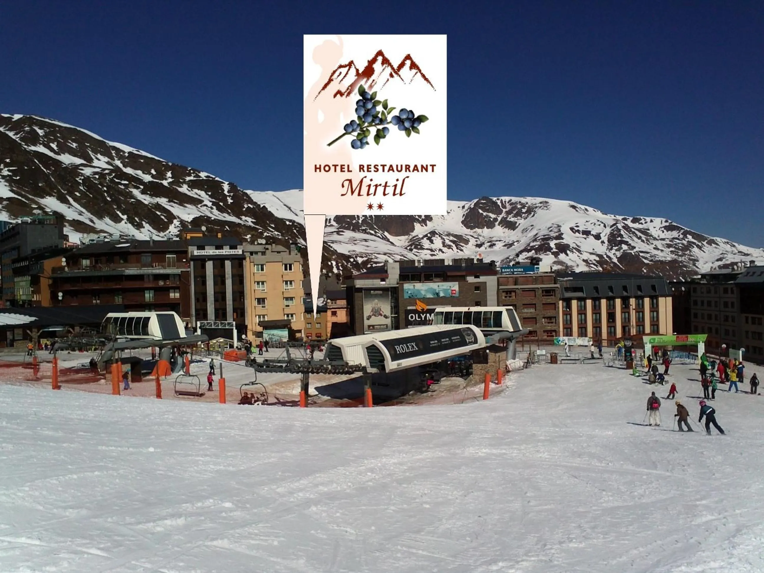 Ski School in Hotel Mirtil