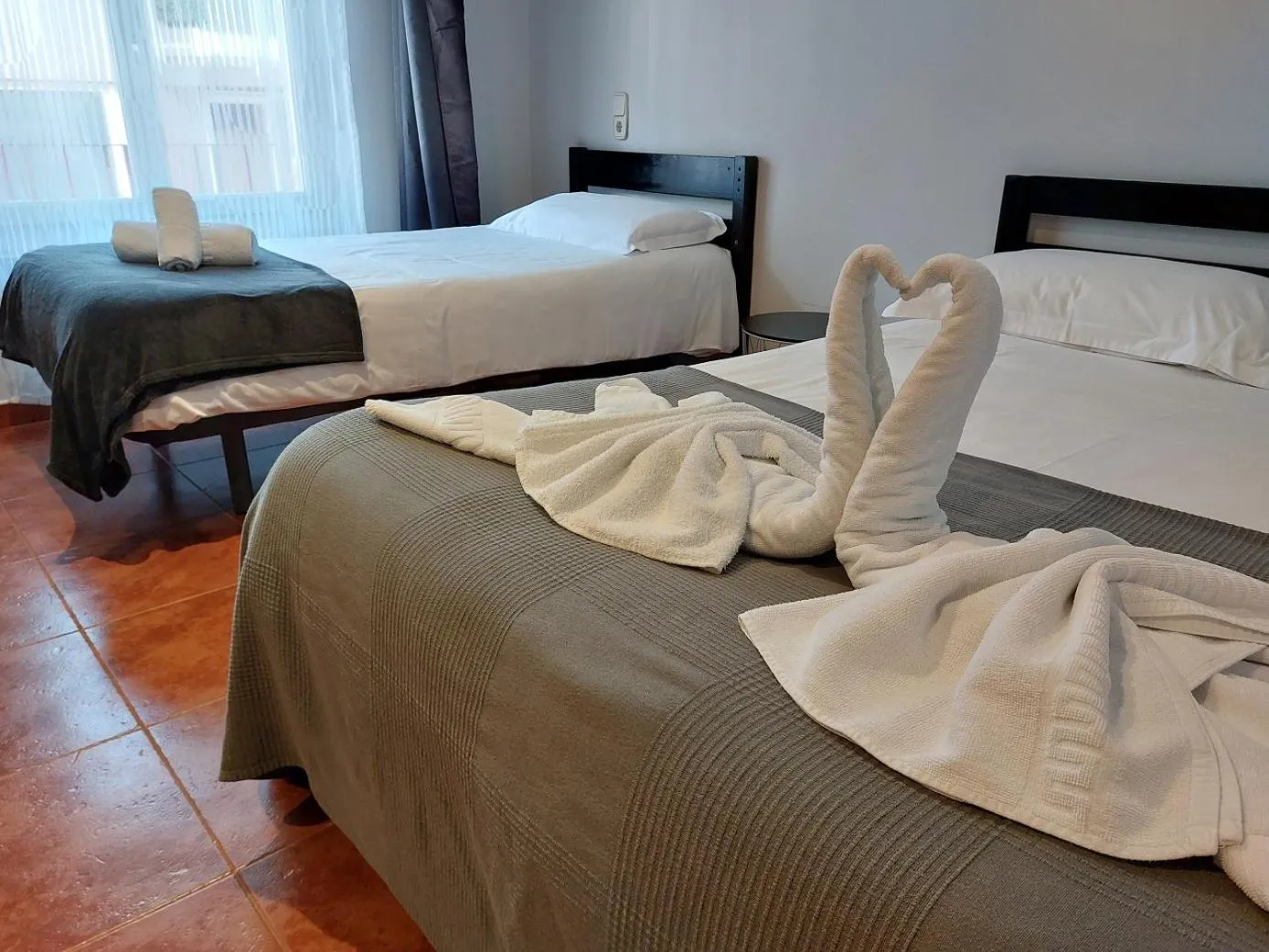 Bed in Hotel Mirtil