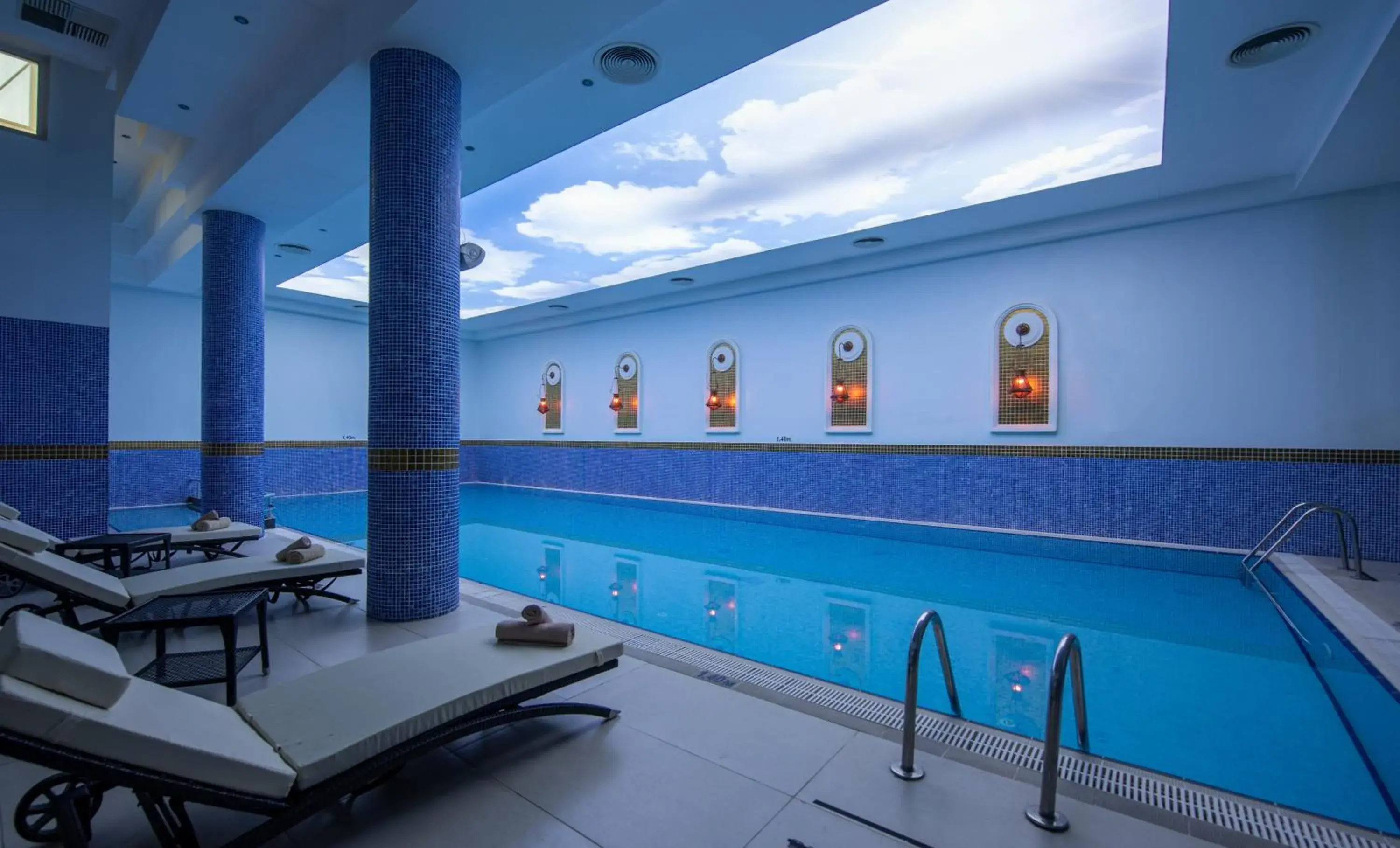 Swimming pool in Wellborn Luxury Hotel Swimming pool in Wellborn Luxury Hotel