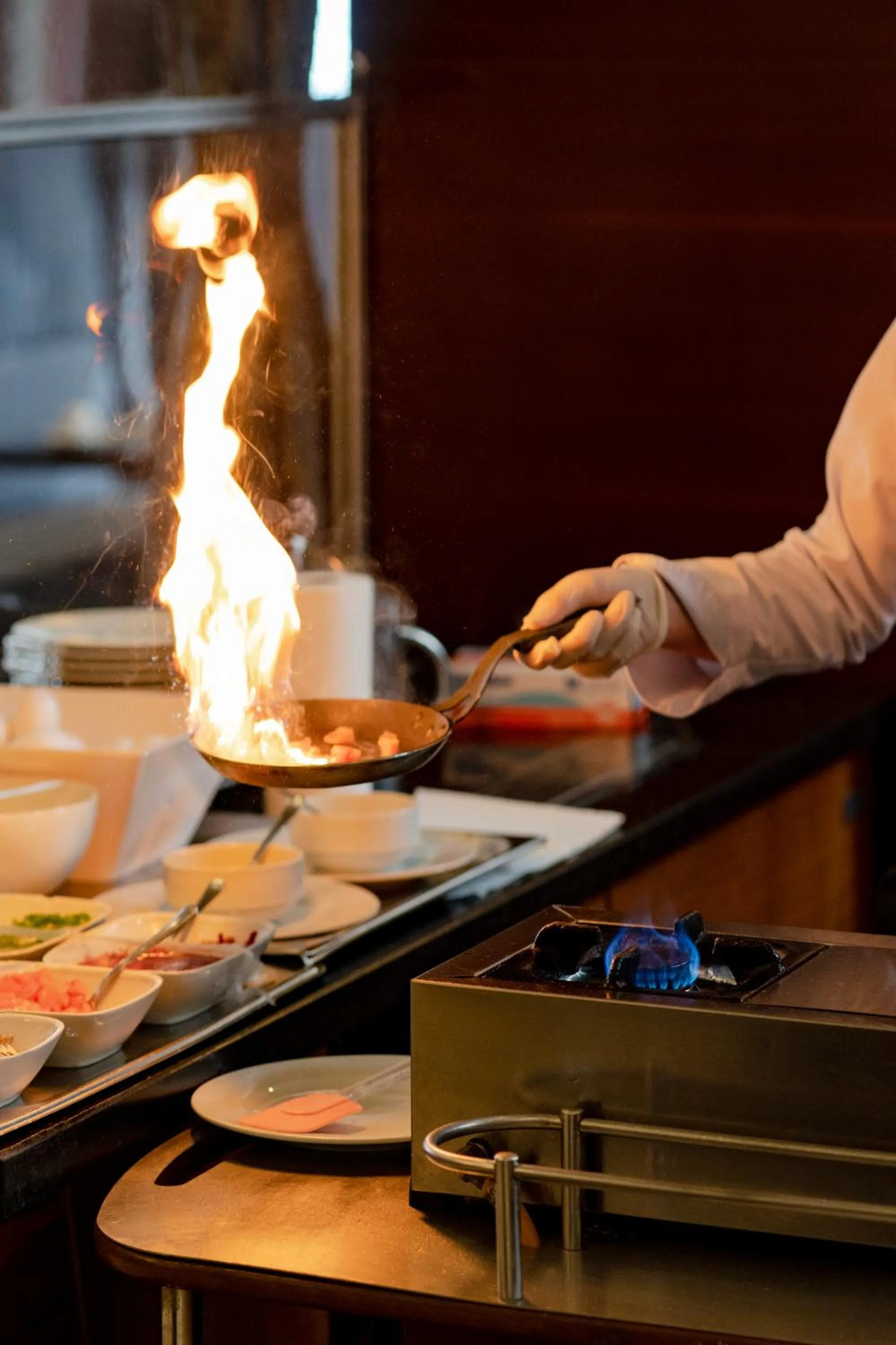 Food close-up in Wellborn Luxury Hotel