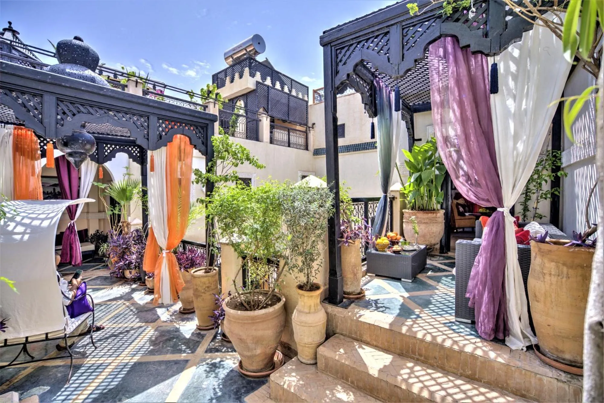 Balcony/Terrace in Riad Dar El Souk