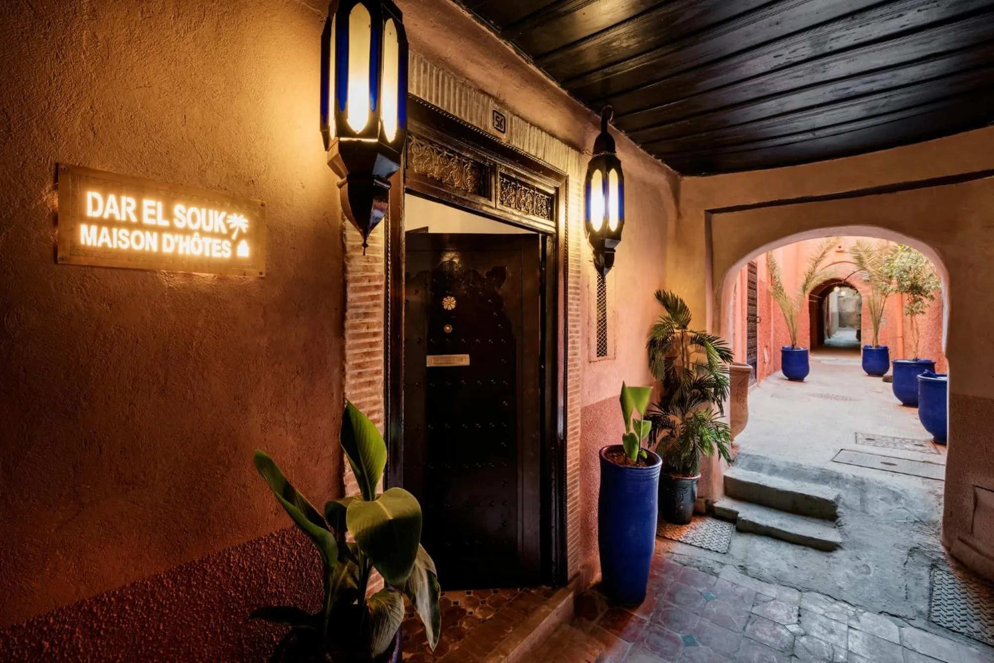 Facade/entrance in Riad Dar El Souk