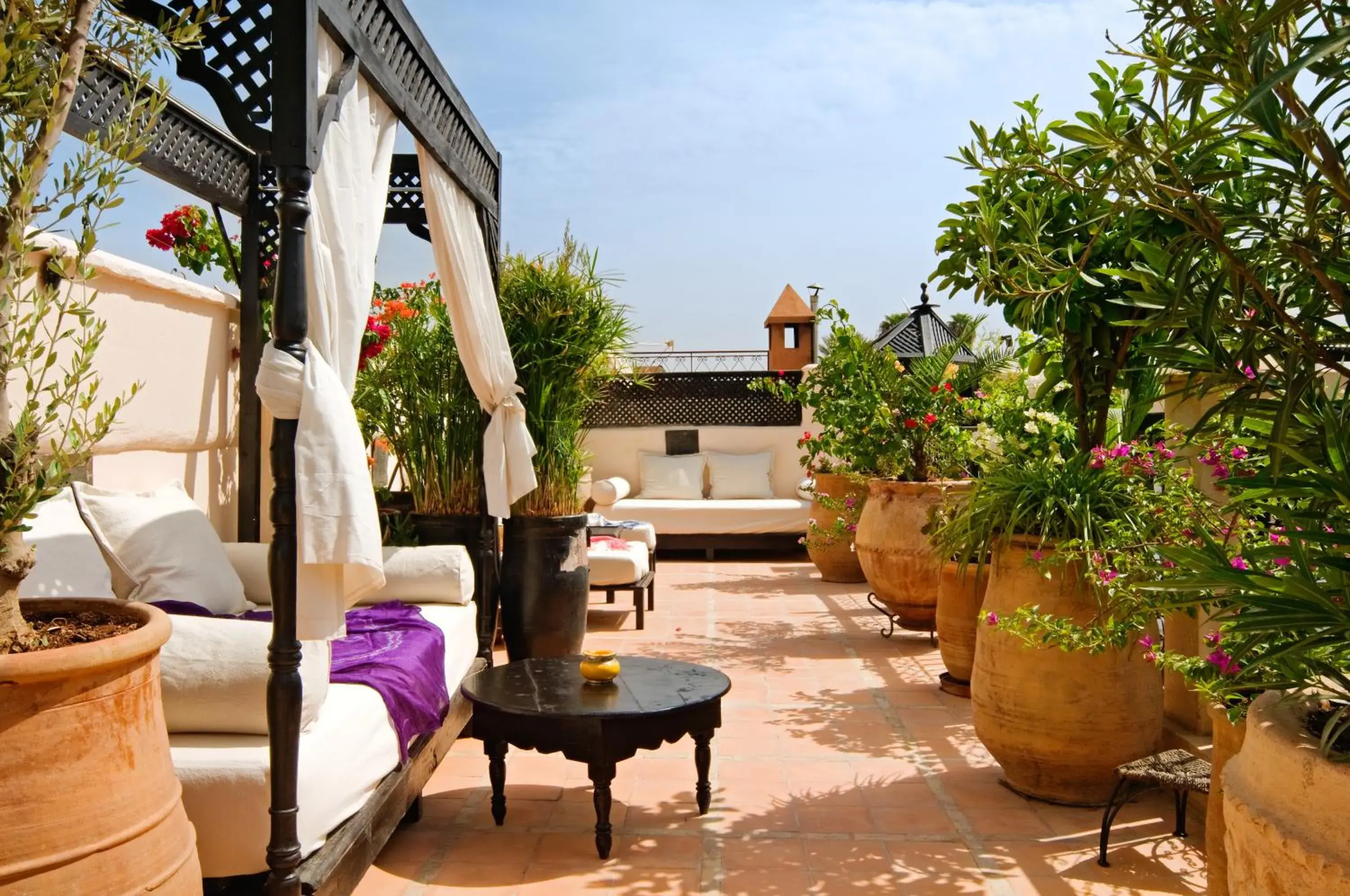 Balcony/Terrace in Riad Dar El Souk